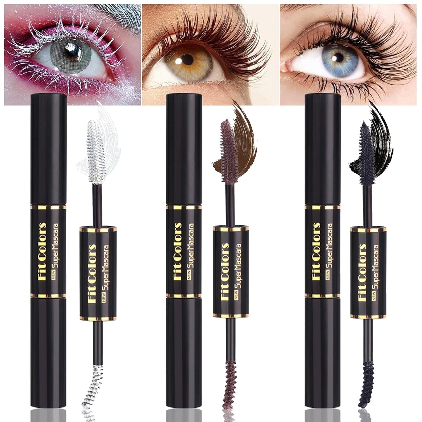 Colored Mascara Set - 9 Waterproof Shades for Long-Lasting Eye Makeup - Perfect Mother's Day Gift