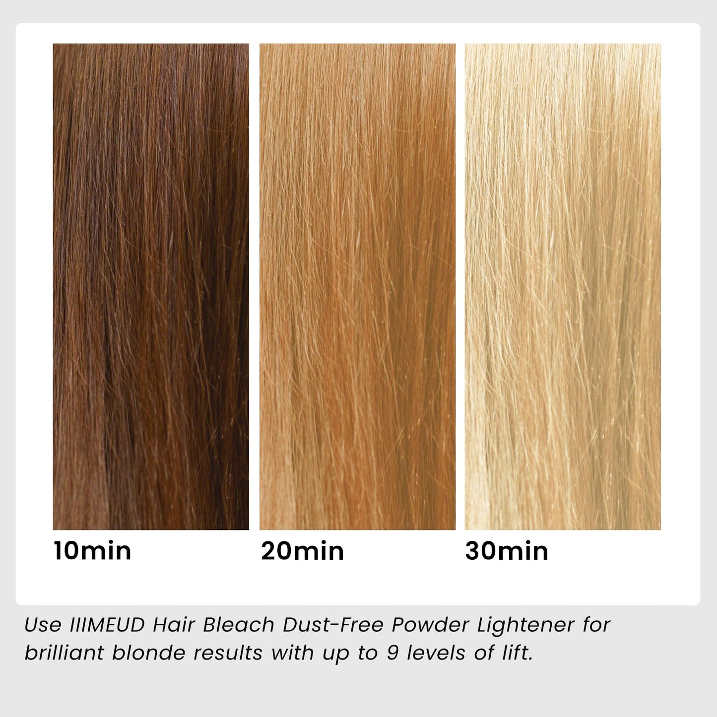 Hair Bleach Powder for Hair, Professional Lightening Bleach Lift Up to 8 Levels, for Hair Highlights & Lightening 45g
