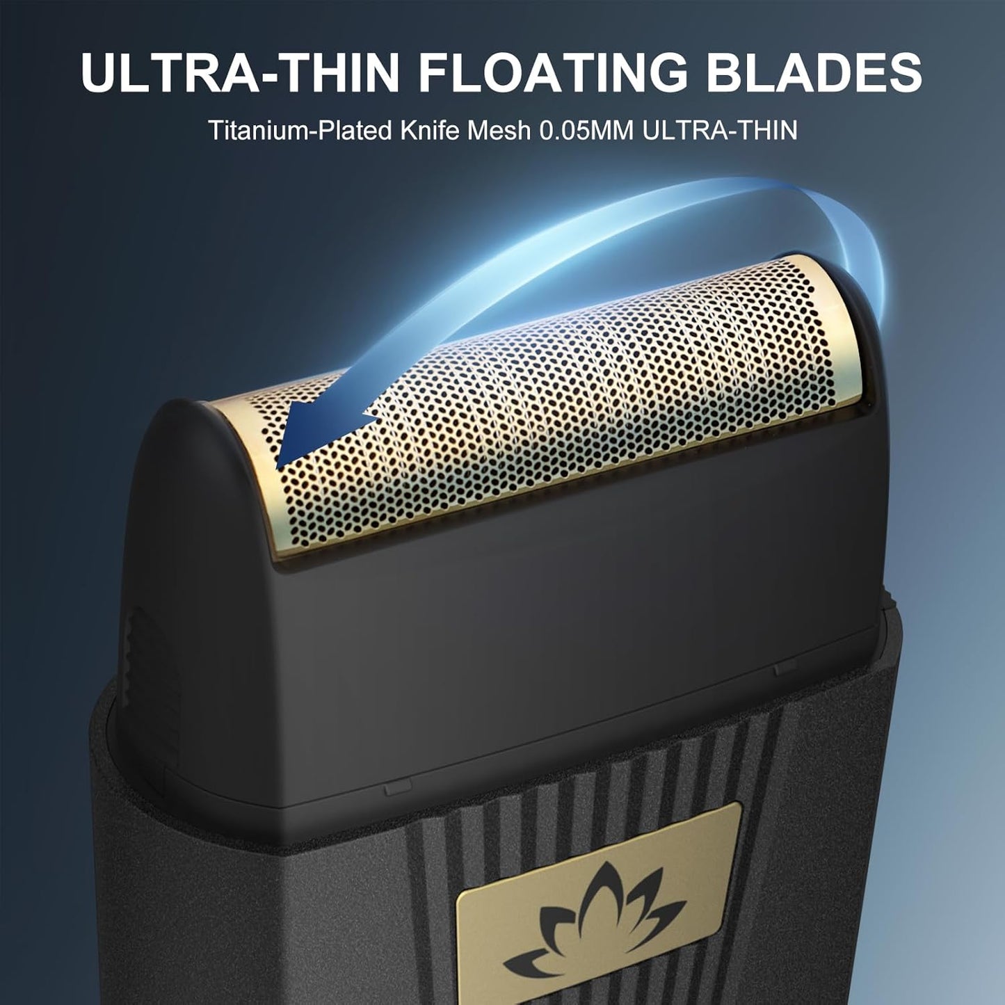 Powerful Foil Bald Shaver for Men - Cordless Electric Razor & Beard Trimmer with LED Display