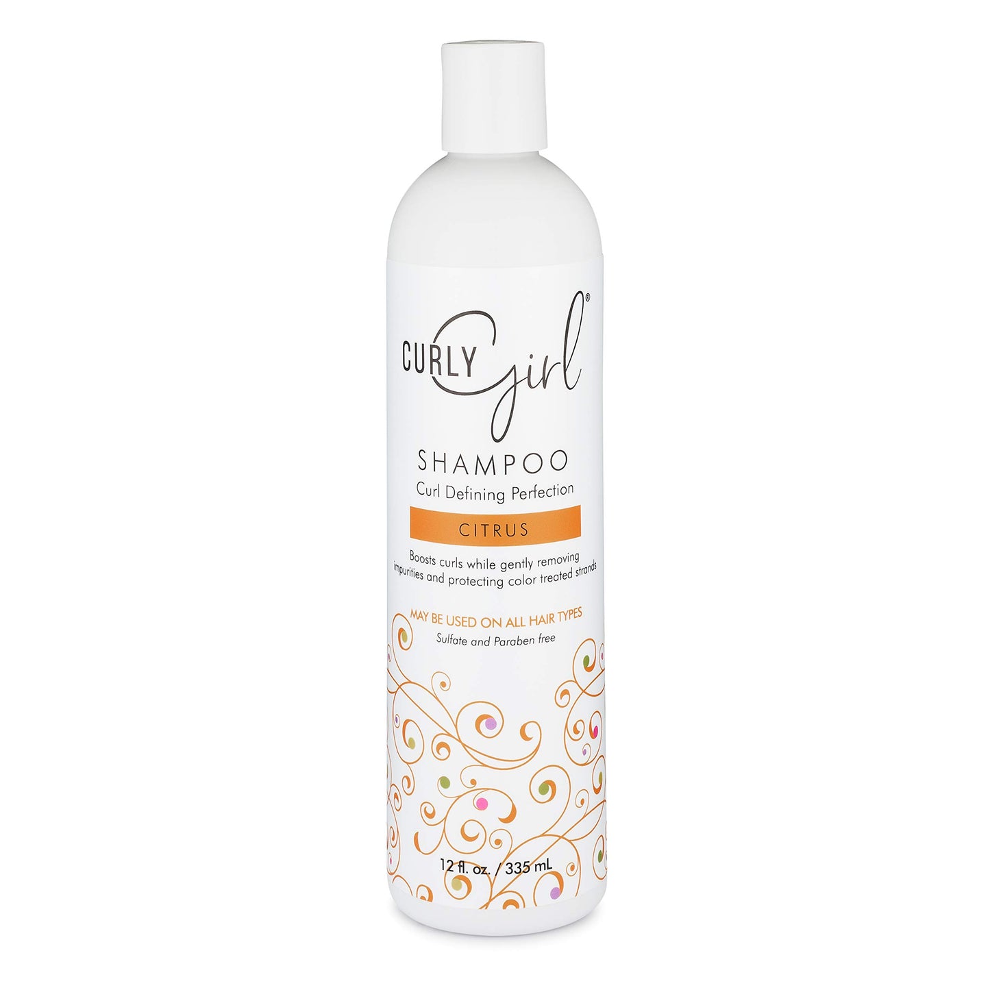 Curly Girl, Curl Definition Shampoo, (Sulfate, Paraben, Formaldehyde, DEA, MEA Free), Citrus 12 oz