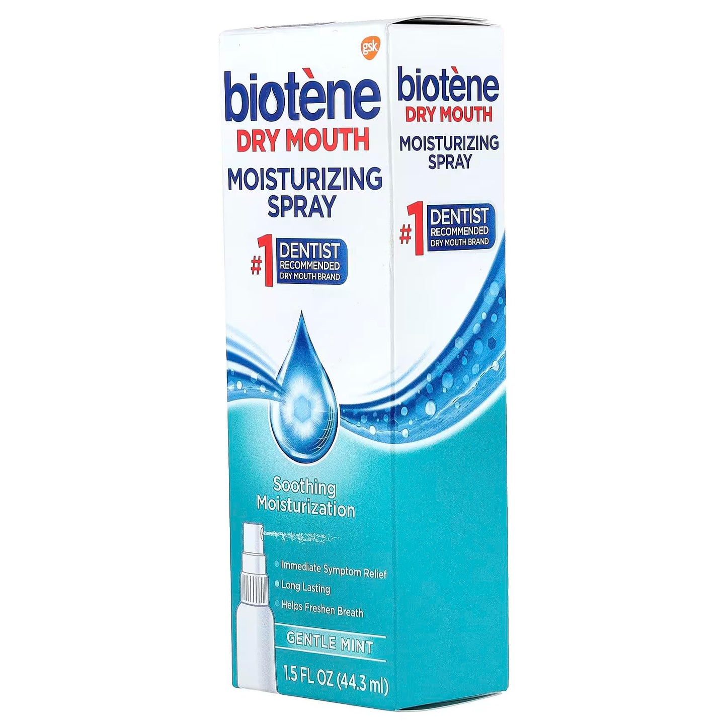 Biotene Dry Mouth Moisturizing Spray Gentle Mint 1.5 Oz (pack of 10)