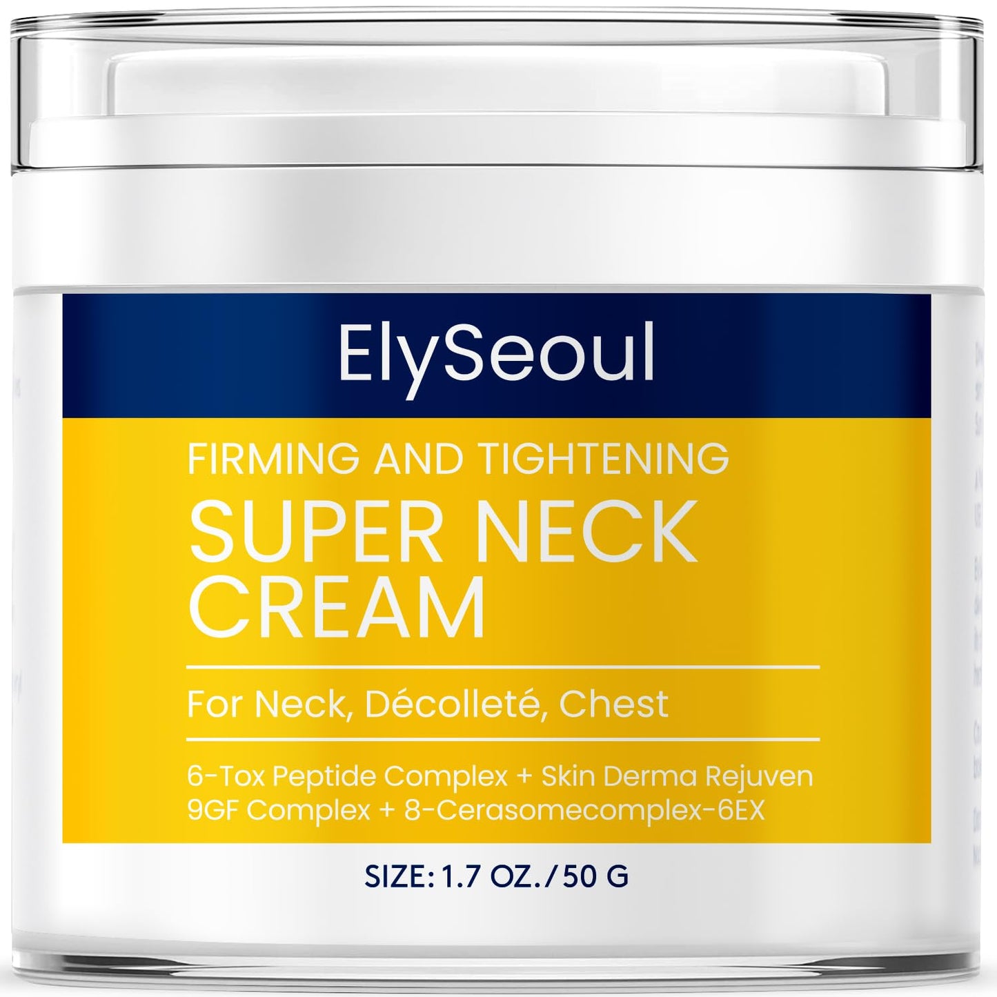 Korean 6-in-1 Men's Face Cream - Anti-Aging Moisturizer for Wrinkles, Dark Circles & Puffiness with Retinol & Hyaluronic Acid, 1.7 oz
