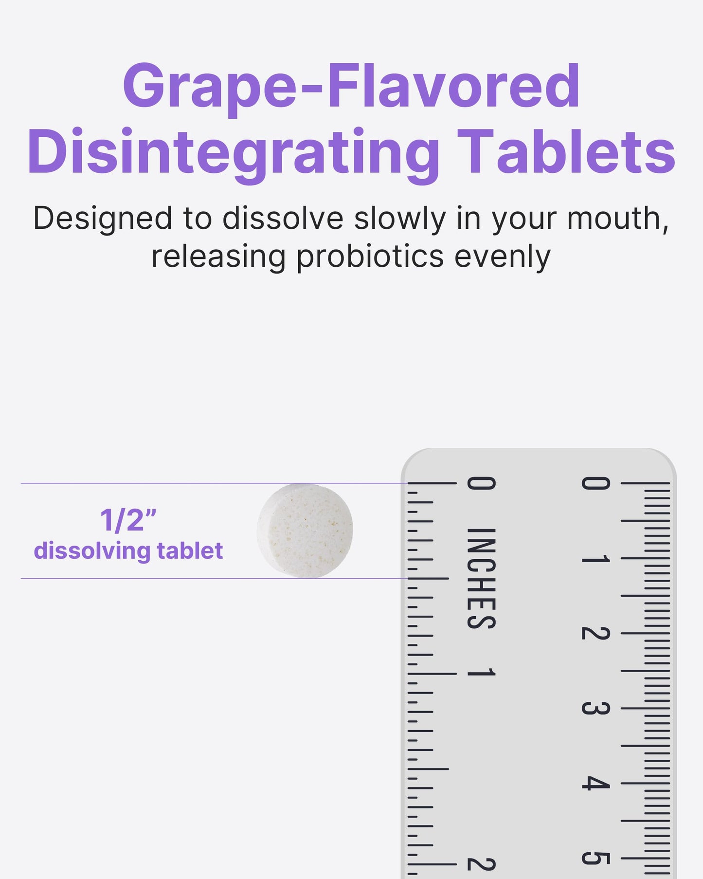 K-Nutra Dentifresh Xylitol Tabs Purple (24g, 30 Tablets) Holiday Gifts 4 Billion CFU, Sugar-Free Oral Probiotics for Teeth & Mouth, Bad Breath Gums, Safe for Bedtime, Mild Grape Flavor with OMULA
