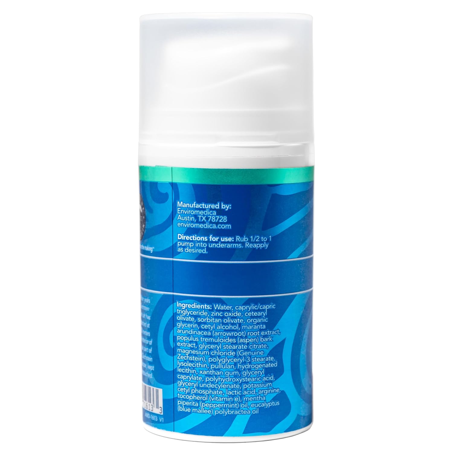 Natural Deodorant Cream - Eucalyptus & Mint, Aluminum-Free, Vegan, 2 oz for Sensitive Skin