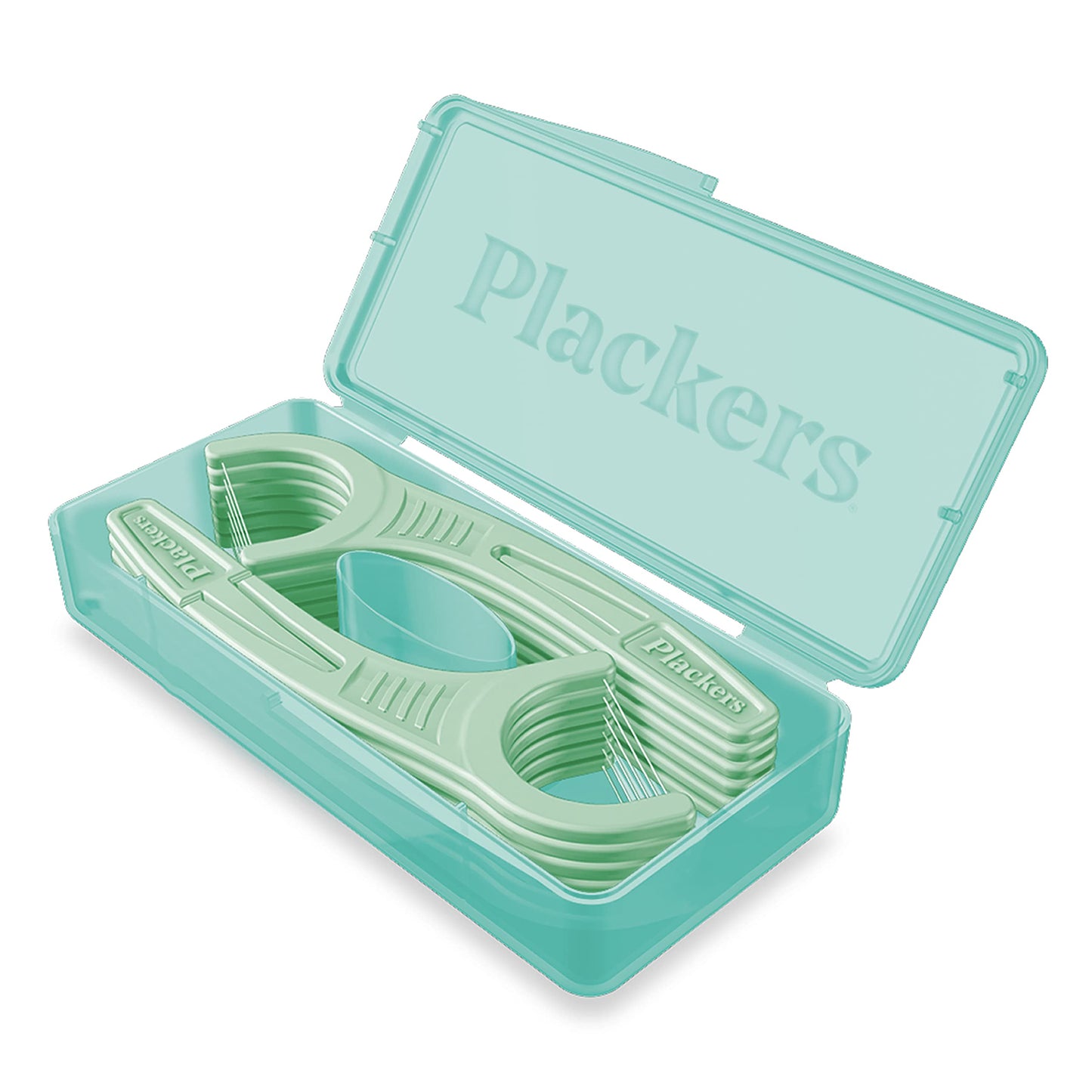 Plackers Micro Mint Dental Flossers, Travel Pack, Perfect Travel Size, Easy Storage, Dental Care On-The-Go, Fresh Mint Flavor, 12 Count