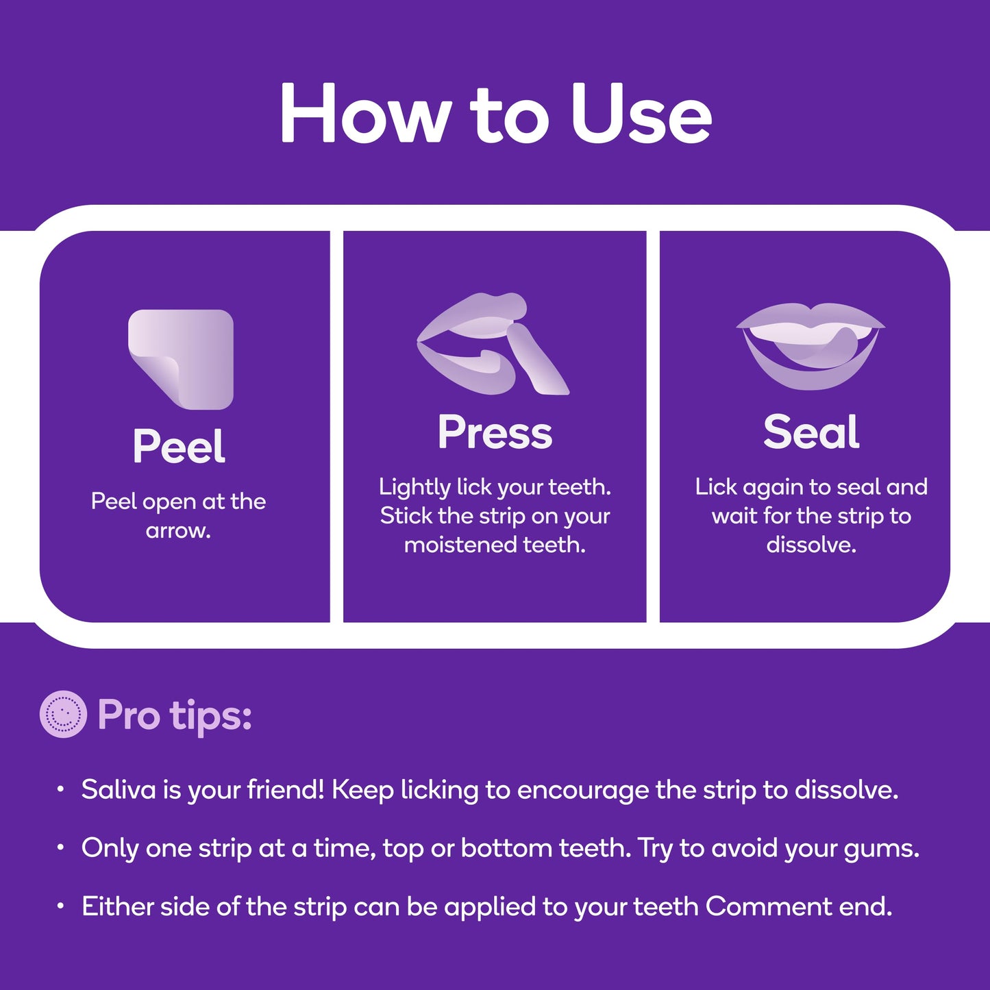 BURST Teeth Whitening Breath Strips (Polar Mint/1 Pack) | Instantly Freshens Breath on The Go | Visibily Whiter Teeth in Just One Use | Dissolves on Teeth