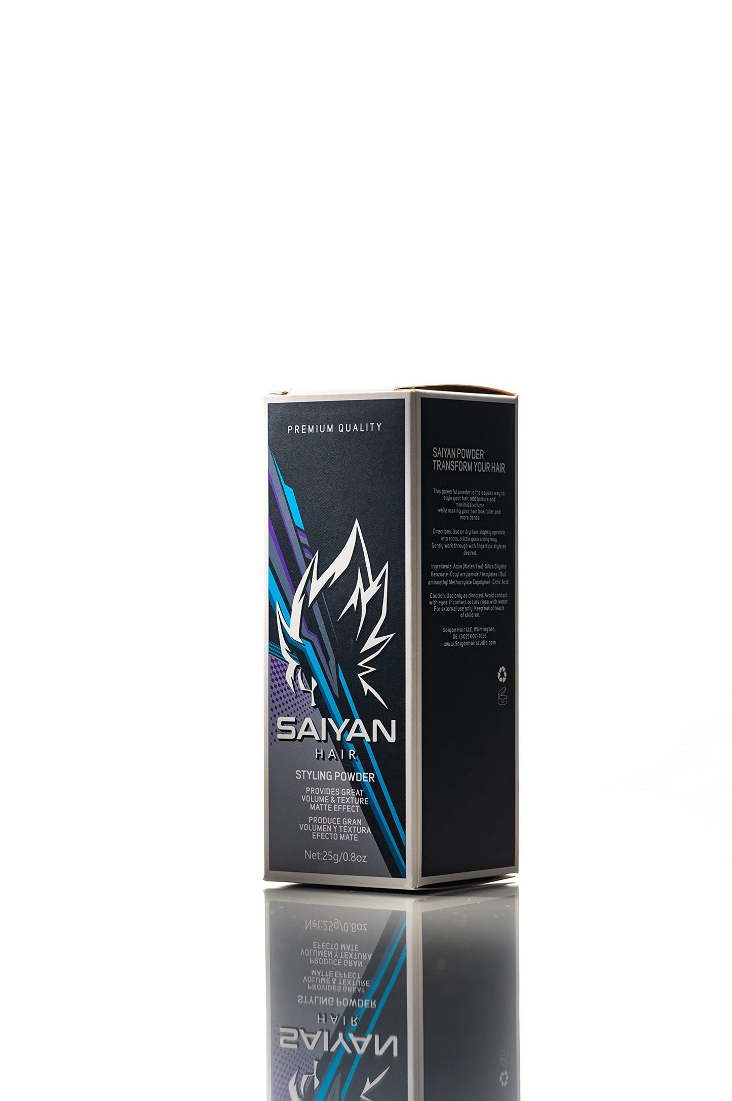 Saiyan Hair POWDER - For Volume, Styling and Texturizing (Matte Clear Finish, Unisex, Medium Hold)