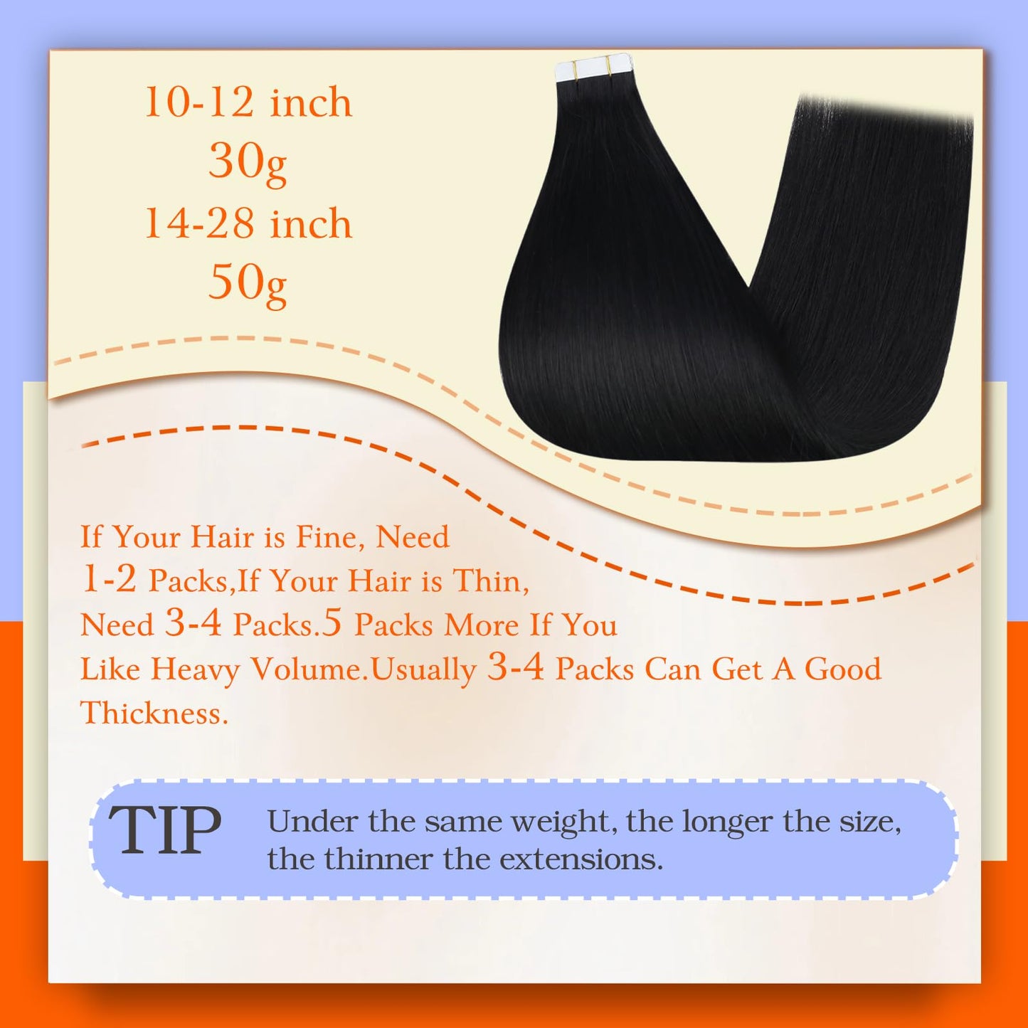 Full Shine Real Human Hair Tape in Extensions Black 24Inch Double Sided for Skin Weft Tape in Hair Extensions 20Pcs 50Gram Color 1 Jet Black Seamless Hair Extensions Real Human Hair Straight
