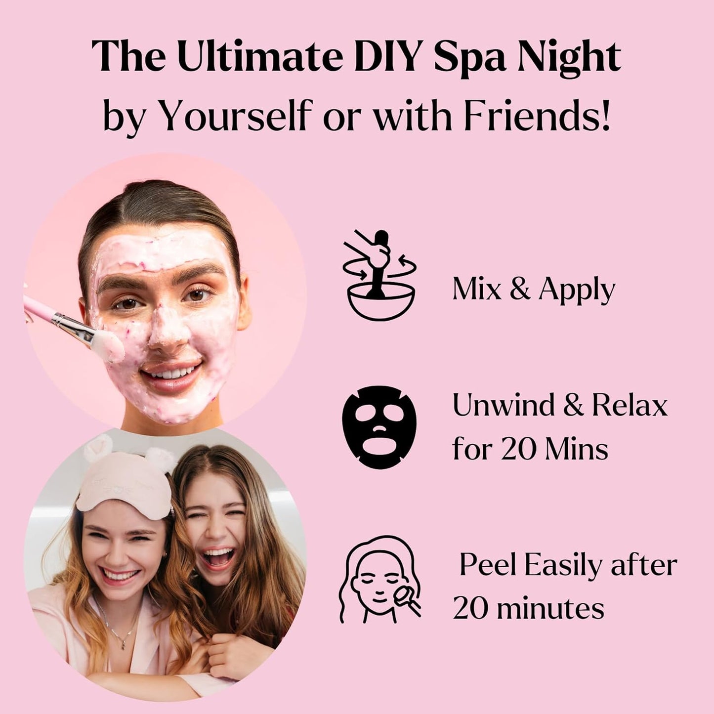 Bulgarian Rose Hydrating Jelly Face Mask - Brightening & Nourishing with Free Jade Roller | 23 Oz Professional Vajacial Mask