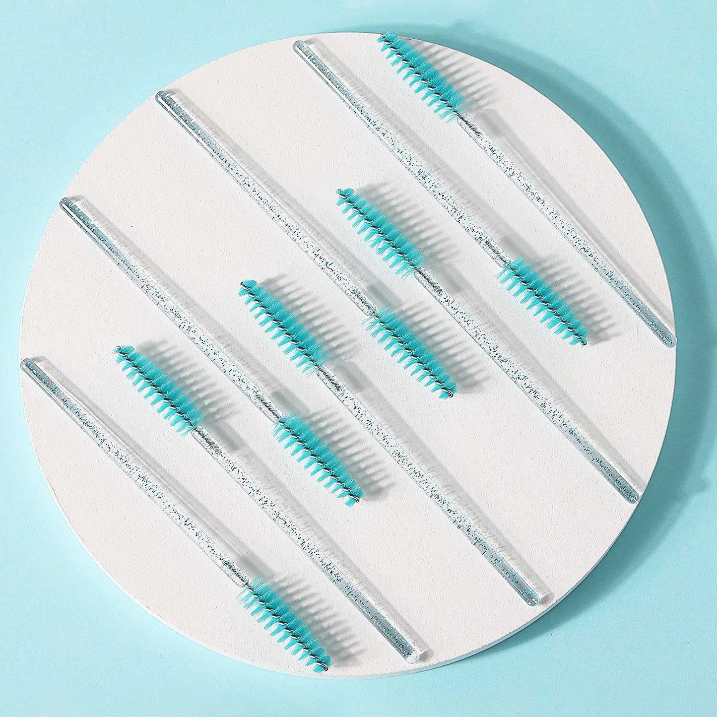 Disposable Mascara Wands - 1000 Colorful Eyelash Brushes & Spoolies for Extensions