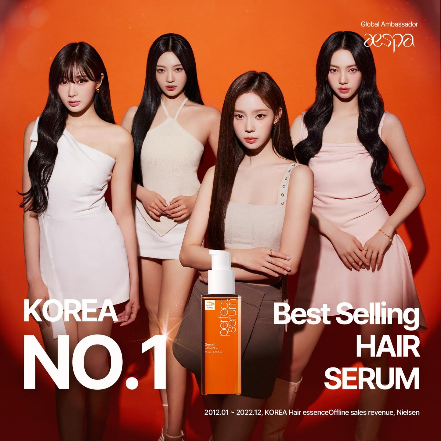 Mise En Scene PerfectSerum Original - HairOil for Frizzy & Dry, Hydration and Nutrition Hairy Essence for Damage Care, Korean HairCare Product, Hair Serum 2.71 Fl. Oz.