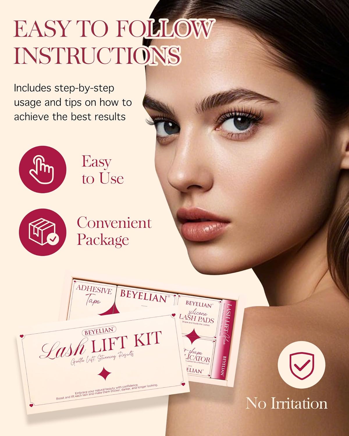 Lash Lift Kit by BEYELIAN - Professional Eyelash Perming & Curling for Salon & DIY Use