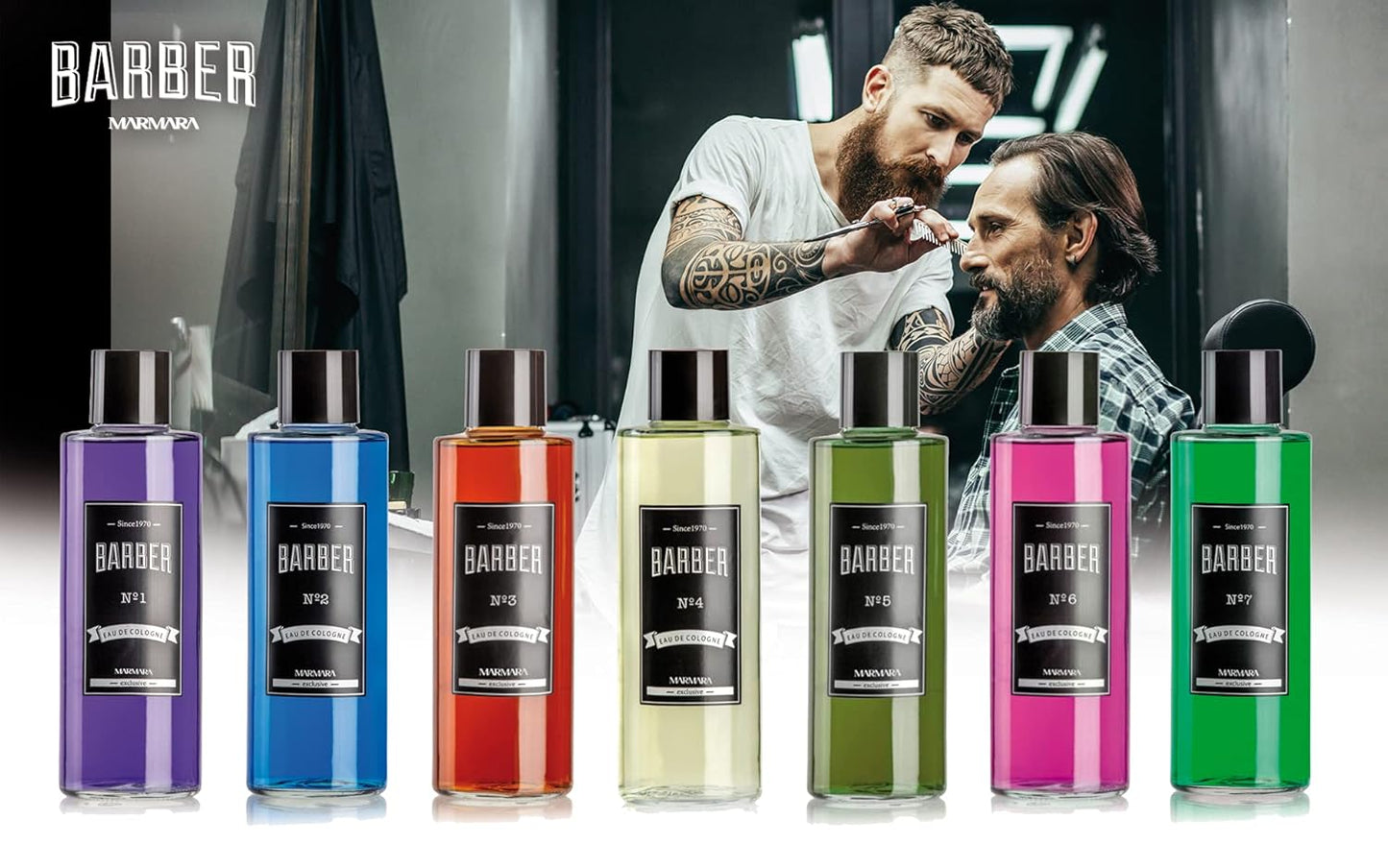 Travel Size Marmara Barber Cologne (50ml) - Ideal for Modern Barbers & Shaving Enthusiasts