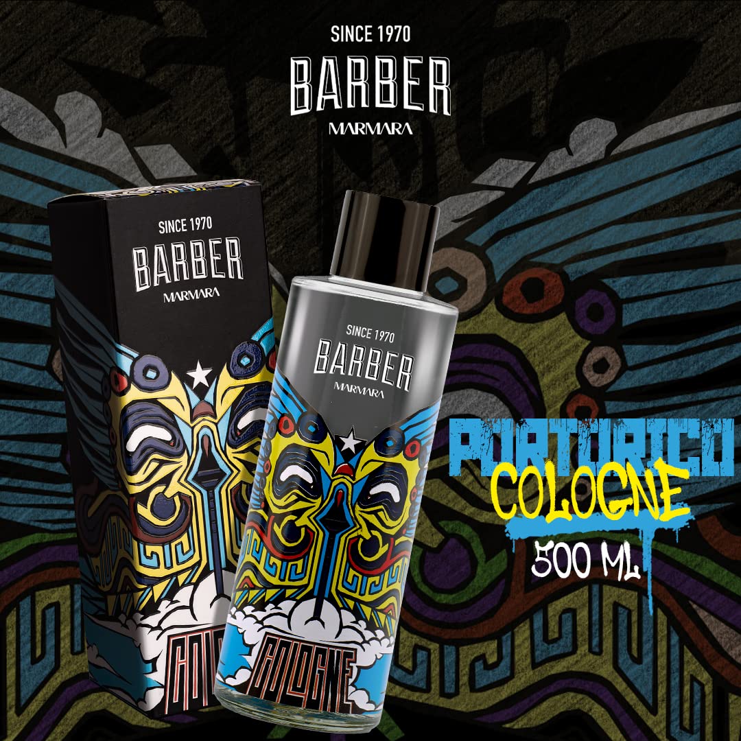 Travel Size Marmara Barber Cologne (50ml) - Ideal for Modern Barbers & Shaving Enthusiasts