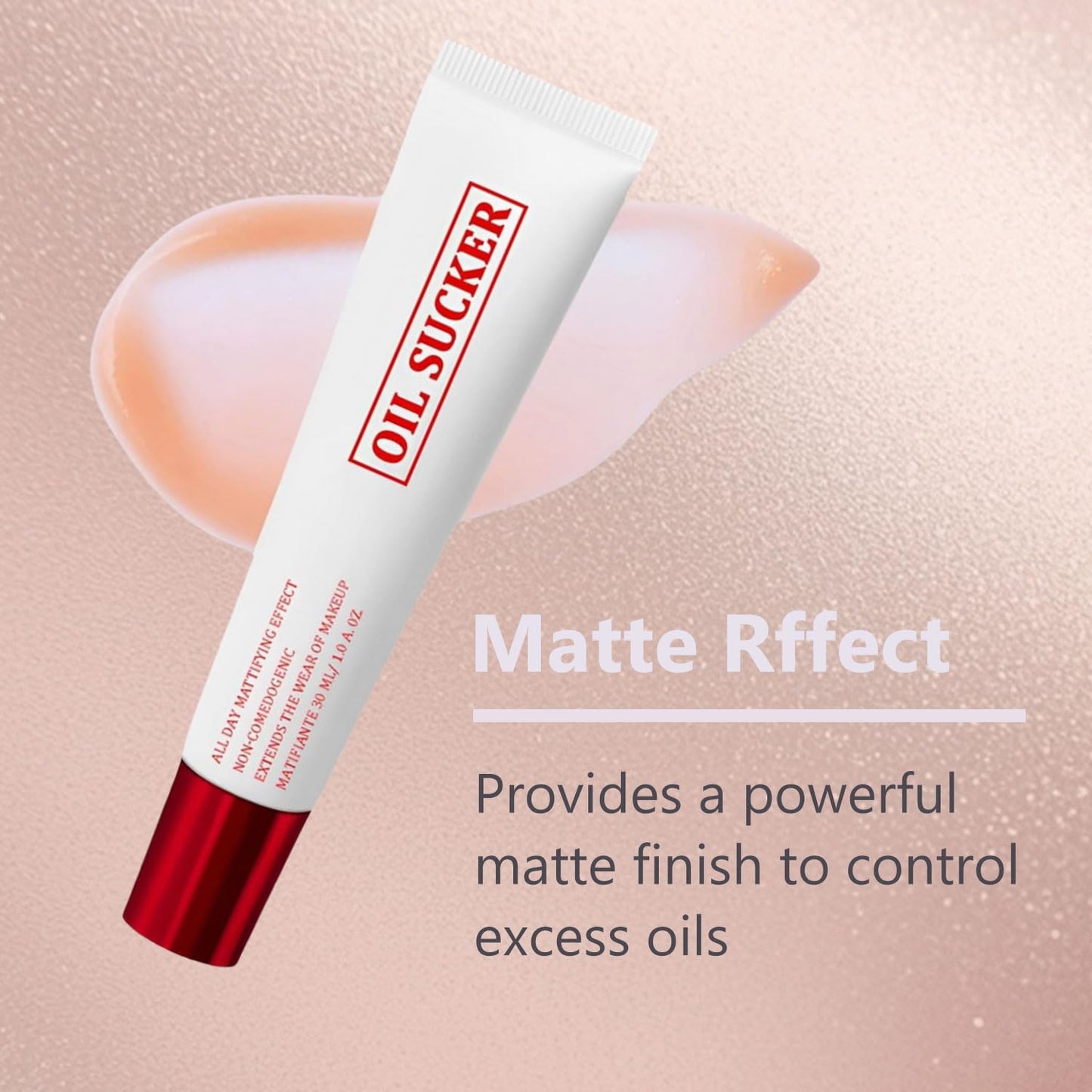 Sweat-Proof Makeup Base,Oil Sucker Extreme Mattifying Alkaline Primer,Pore Minimizing & Shine Control,Long-Lasting Oil-Free Matte Finish (3 pcs, ml)