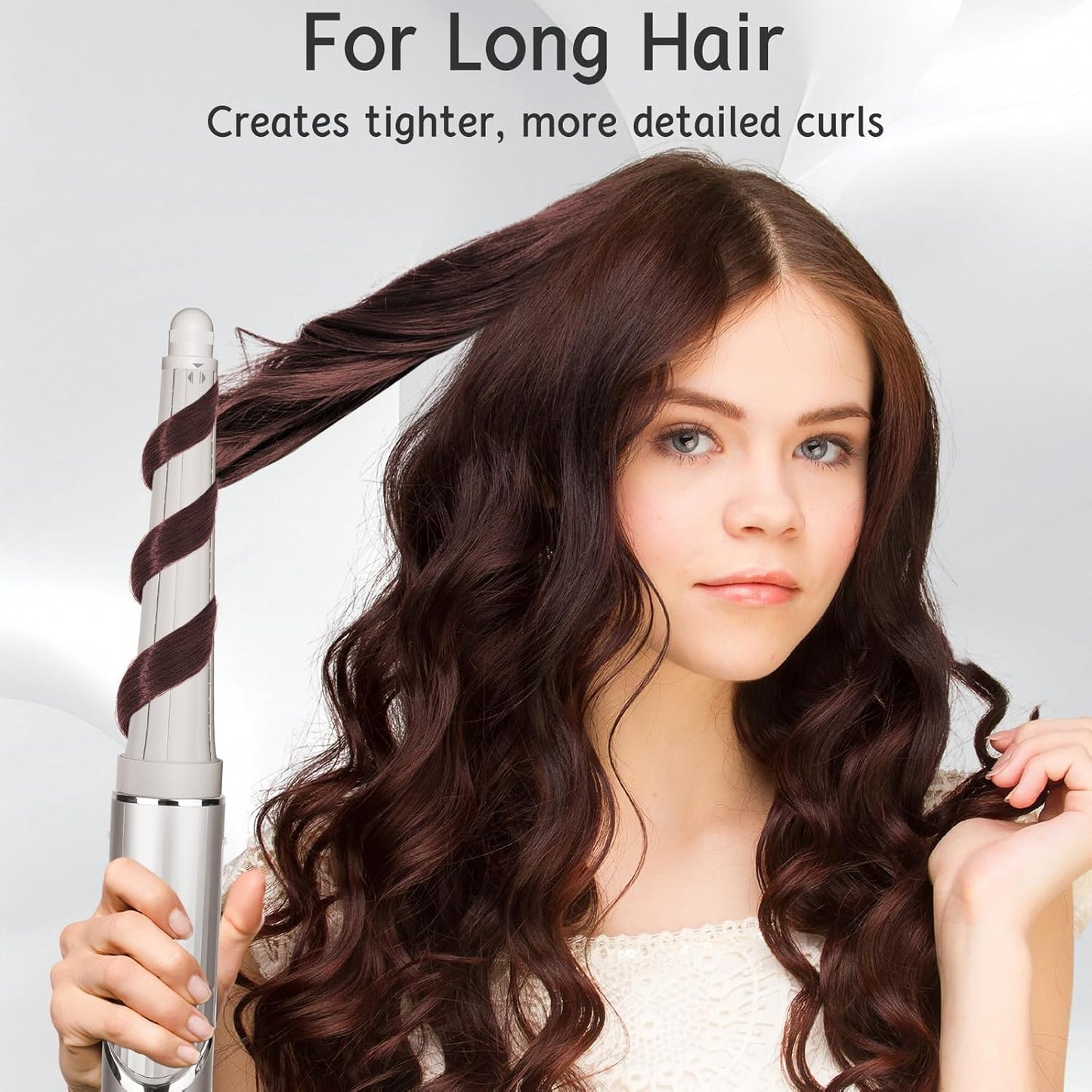 Conical Curling Barrel for Shark Flexstyle - 0.78-1.4 Inch Attachment for Long Hair