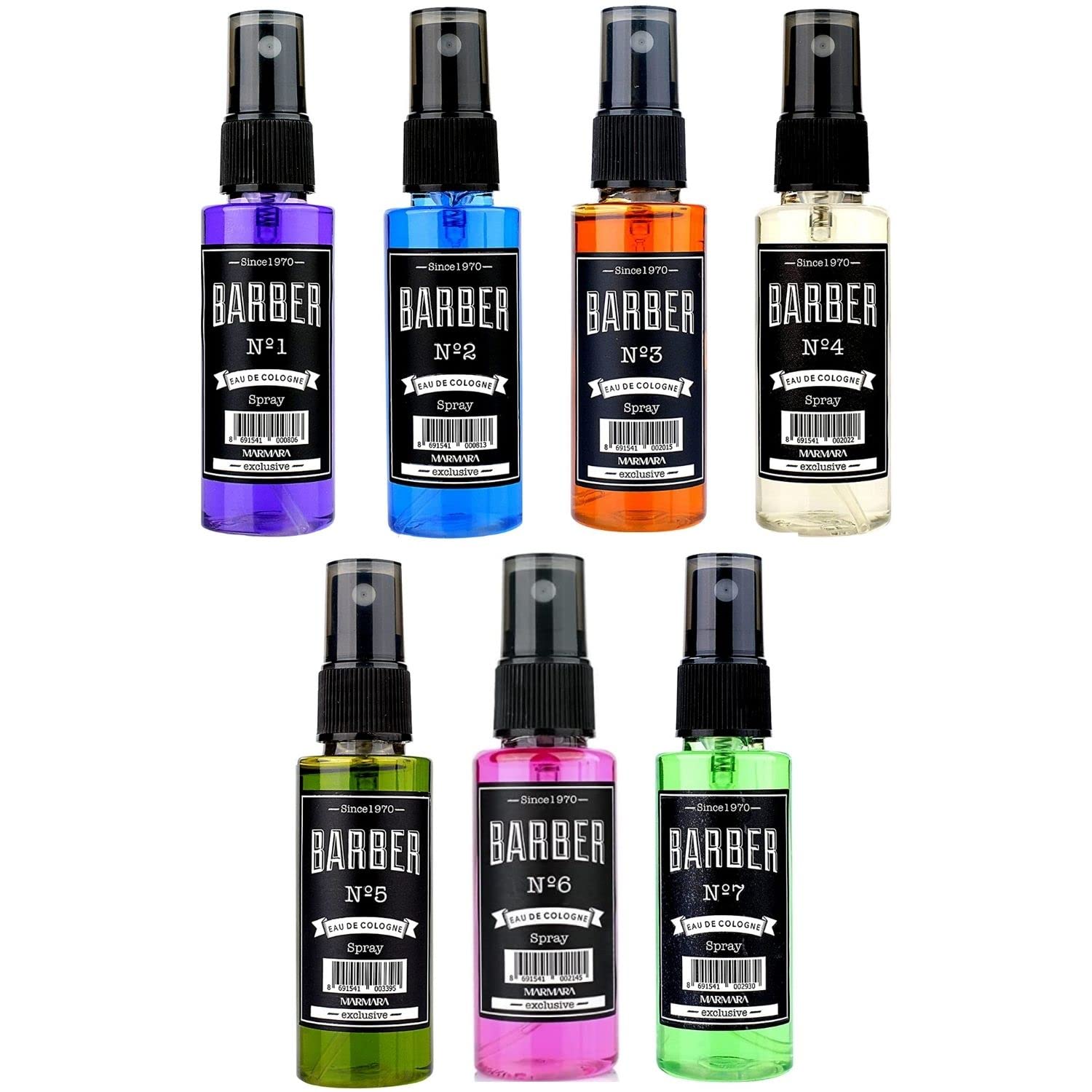 Travel Size Marmara Barber Cologne (50ml) - Ideal for Modern Barbers & Shaving Enthusiasts