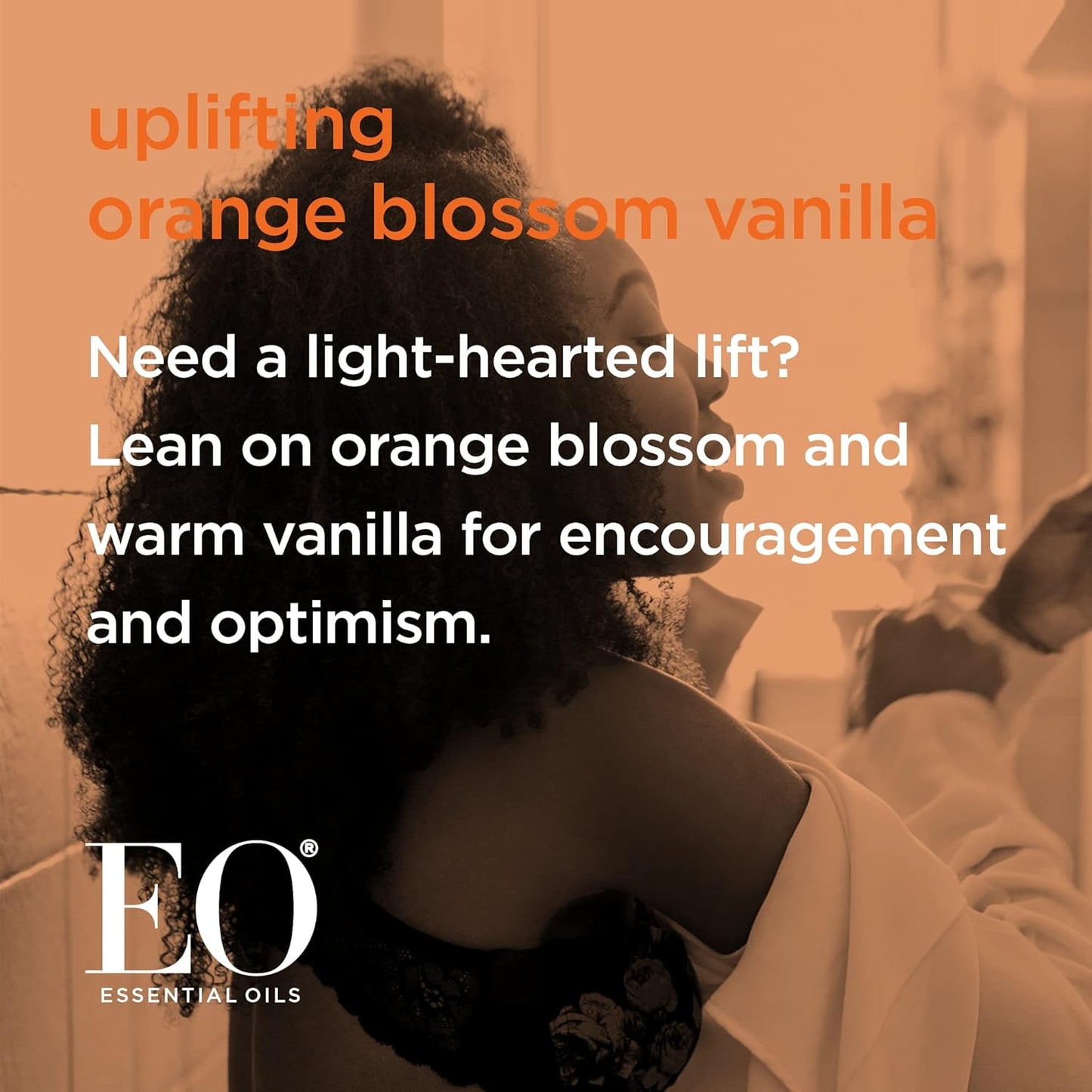 Organic EO Hand Cream - 2 Pack, 2.5 oz | Orange Blossom & Vanilla Moisturizer for Dry Skin