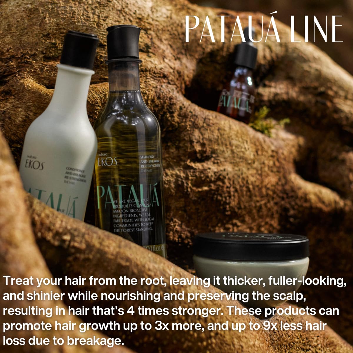 natura Ekos Patauá Anti-Breakage Night Tonic - Accelerate Growth & Strengthen Hair - Increase Density & Prevent Hair Loss - Vegan Hair Care - Brazilian Beauty Secrets - Hair Care 30ml