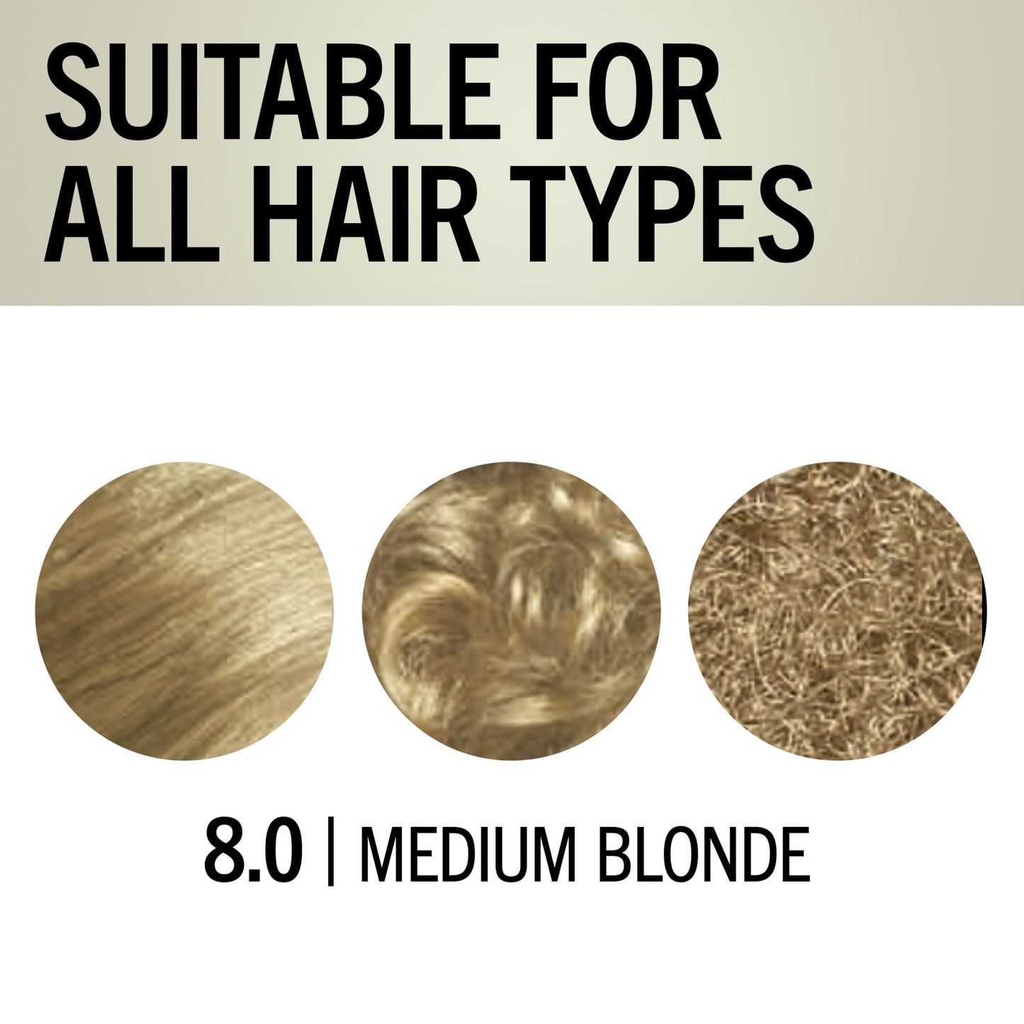 Schwarzkopf Keratin Color Permanent Hair Color, 8.0 Medium Blonde, 1 Application - Professionally Inspired Permanent Hair Dye