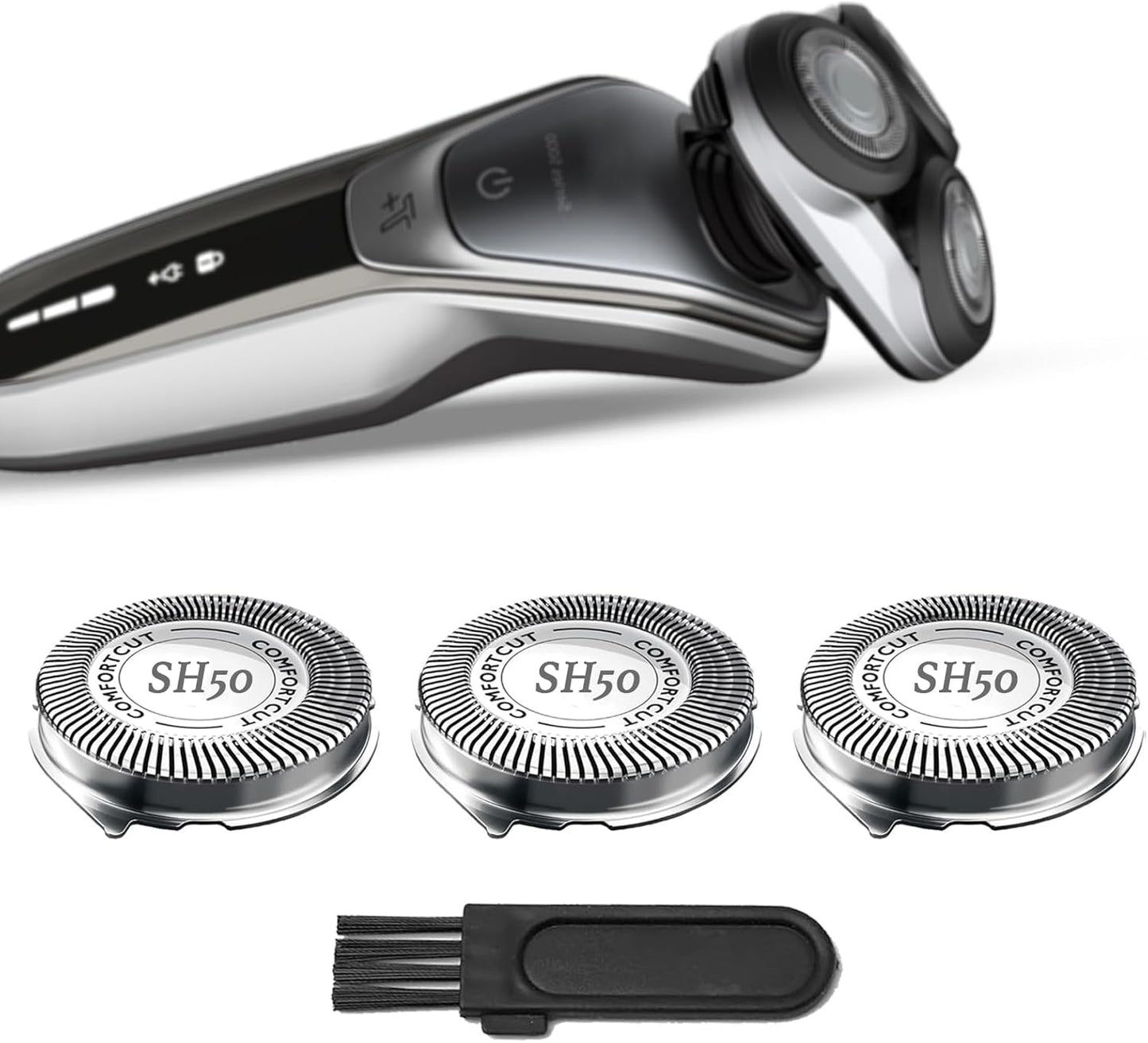 Philips Norelco Series 5000 Shaver Replacement Heads - 6-Pack Rotary Blades for Fast, Smooth Shaving