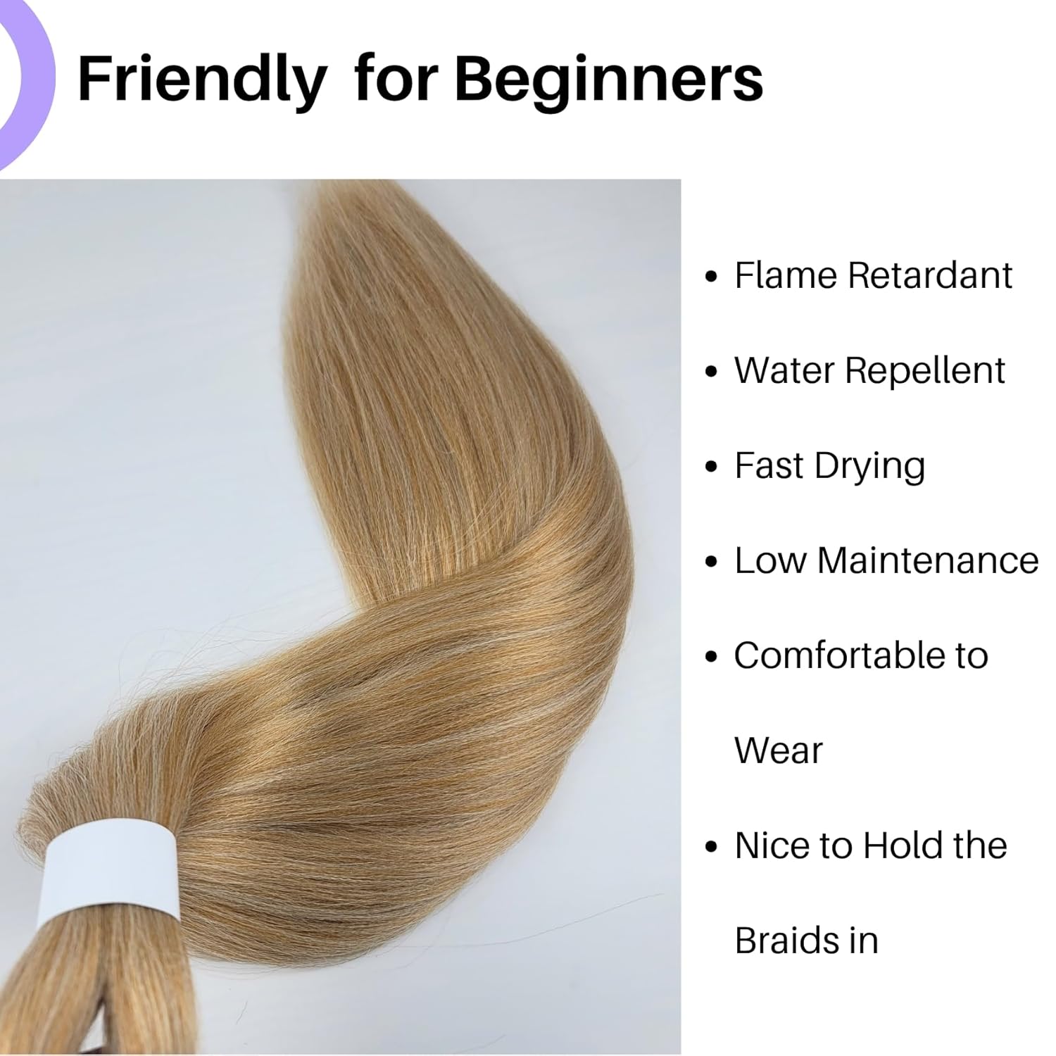 Ash Brown Pre-Stretched Knotless Braiding Hair Extensions - 6 Packs Synthetic Box Braids
