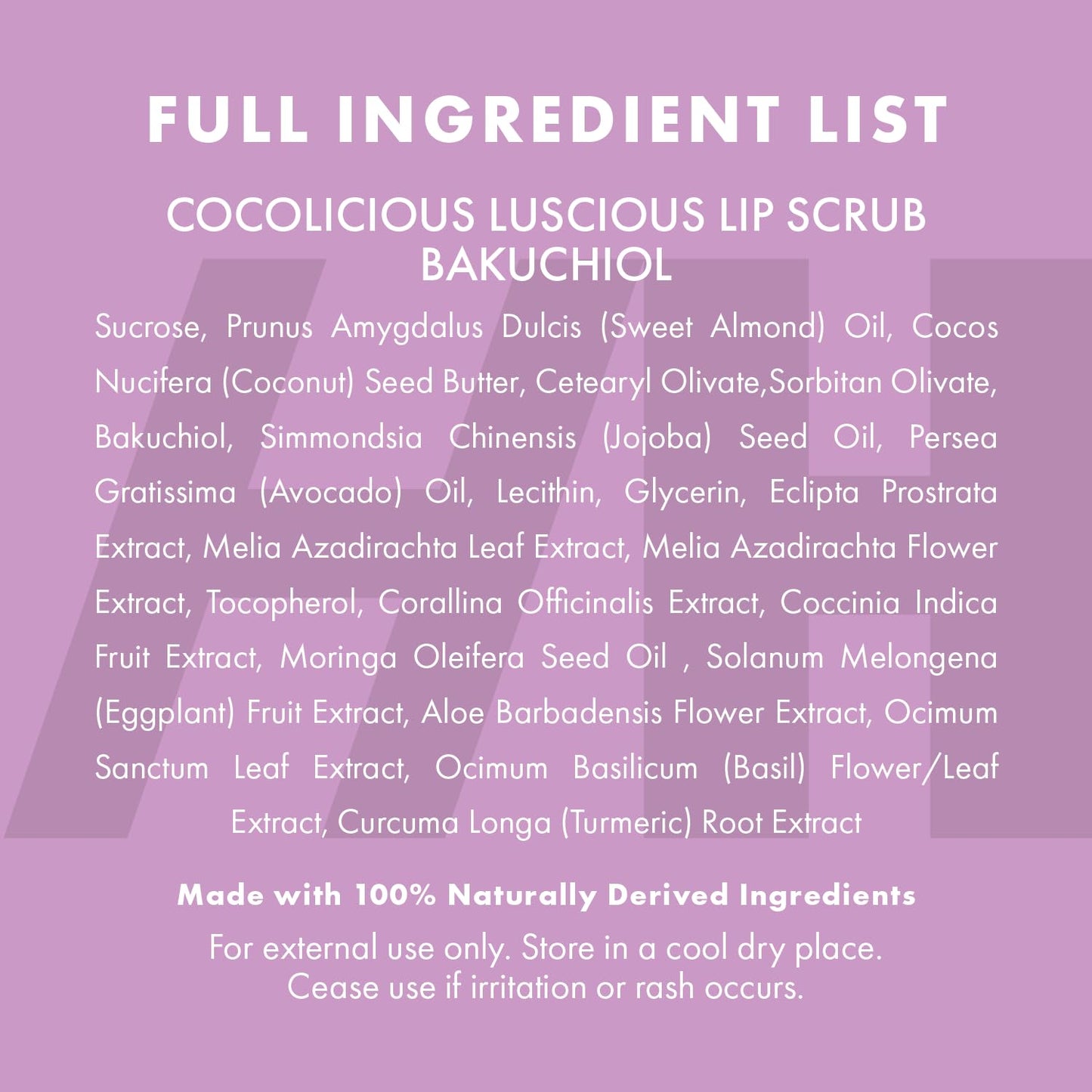 Vegan Coconut Lip Scrub - 100% Natural Exfoliator for Chapped Lips | 3pc Set