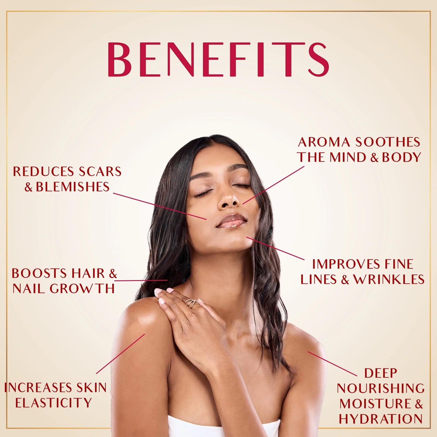 SAFA Organic Rose Essential Oil for Face, Hair, Body & Nails | Bulgarian Rose After Shower Body Oil for Women | Pure Scented Hair Oil & Skin Moisturizer – 1 Fl Oz