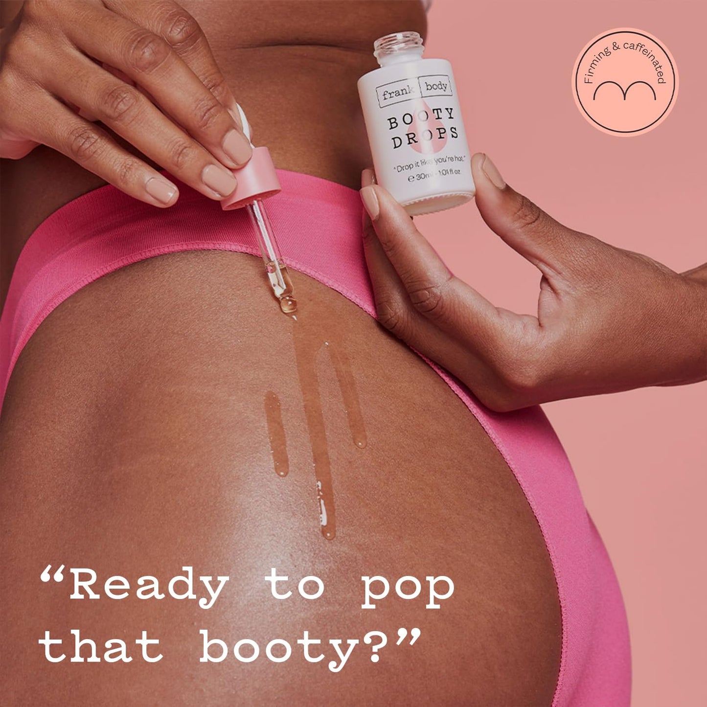 Booty Drops Firming Body Oil with Caffeine & Jojoba | Vegan & Cruelty-Free 30ml