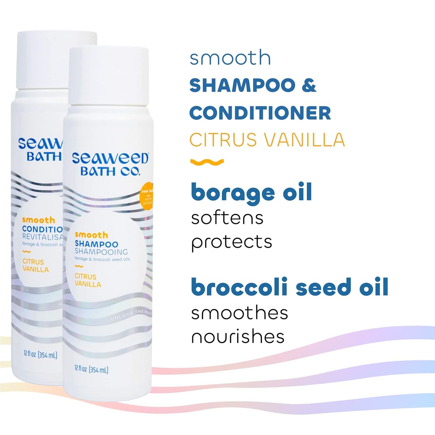 Gentle Shampoo & Conditioner Set - Unscented Hair Care with Hyaluronic Acid & Argan Oil for Sensitive Scalps - 12 oz (Pack of 2)