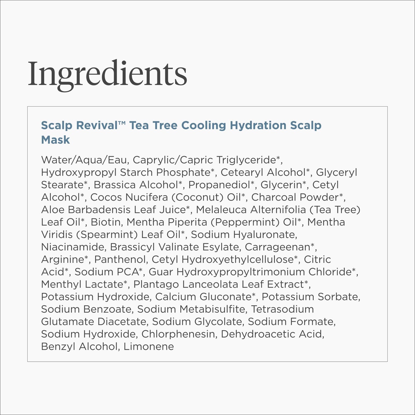 Briogeo Scalp Revival Charcoal + Tea Tree Cooling Hydration Scalp Mask, Dry Scalp Treatment and Moisturizer, Soothes a Dry, Flaky, Itchy Scalp, Treatment for Oily Scalp, Vegan, Cruelty-Free, 6 fl oz