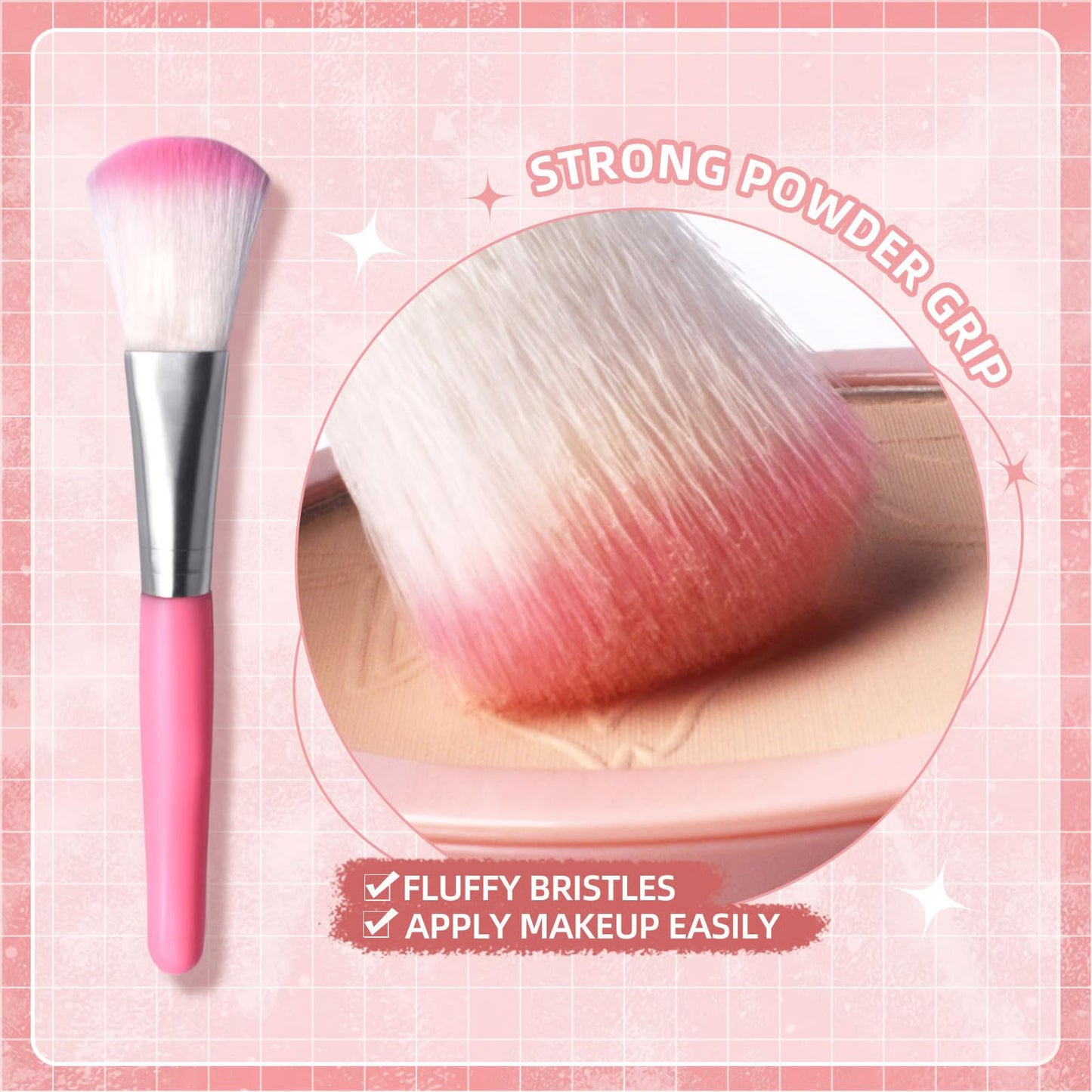 Cherishty Foundation with Brush, Peptide Bounce Balm Foundation, Natural, Medium Buildable Coverage, Hydrating Age-Defying Makeup, All Skin Types (Deep)