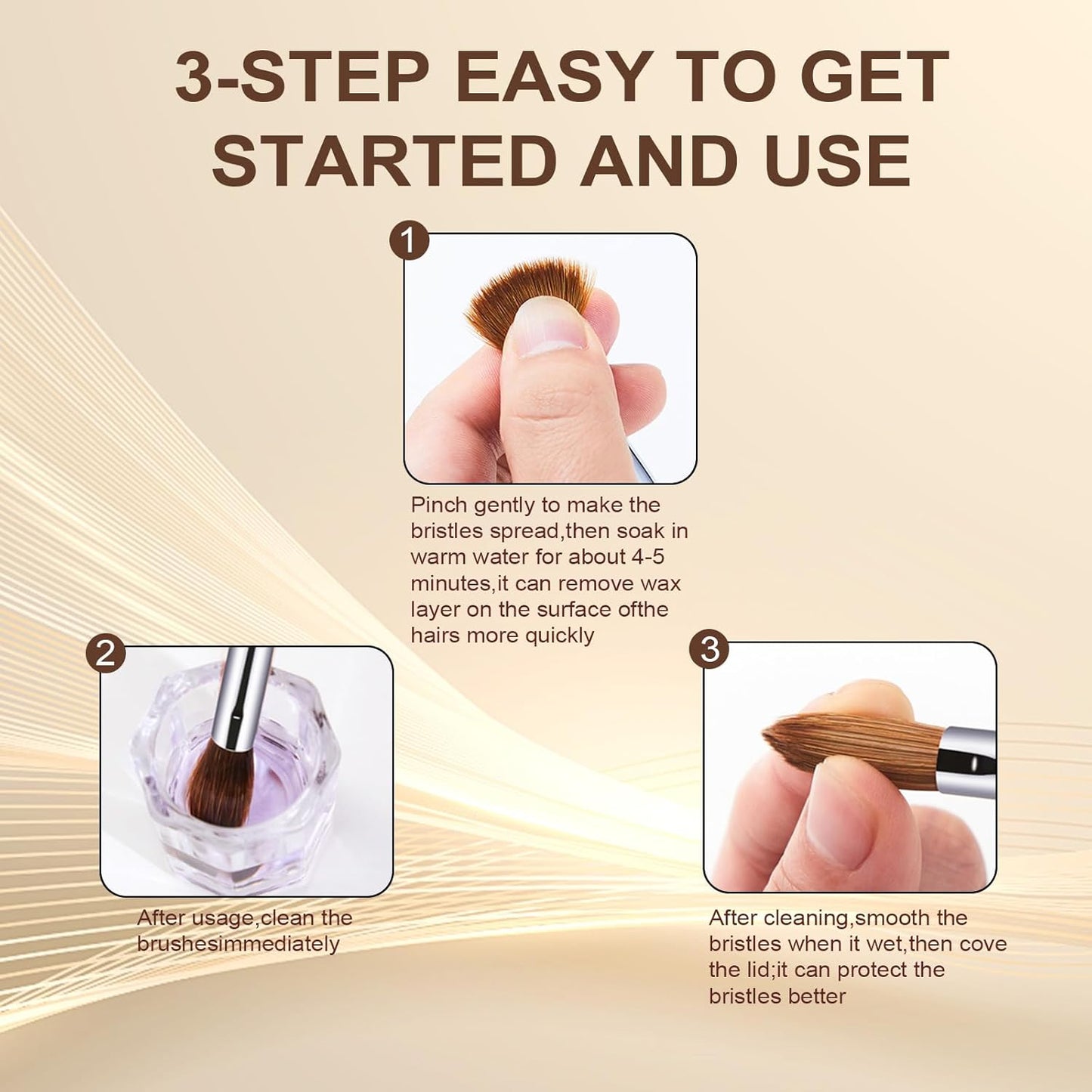 Professional Acrylic Nail Art Brush - Size 16 Kolinsky Hair Oval for DIY Salon