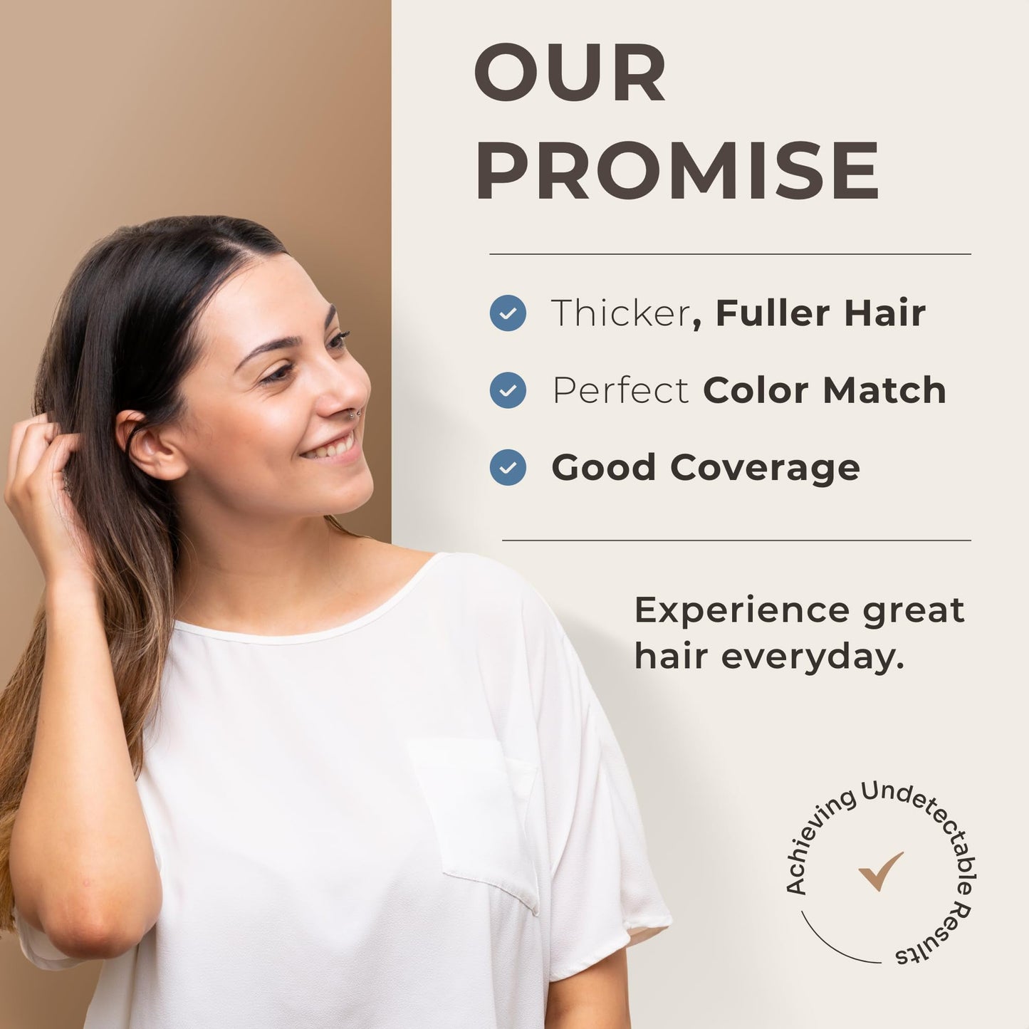 CONFIERR Keratin Hair Fibers for Men & Women - Fill In Fine or Thinning Hair, Instantly Thicker, Fuller Looking Hair (Black, 15g)