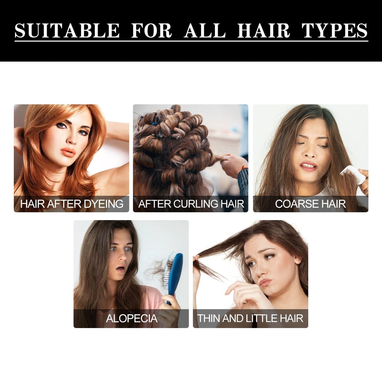 Deoxyribose Sugar Gel Hair Growth, 60ml Deoxyriboes Hair Growth Serum Suitable for All Hair Types (2bottle)