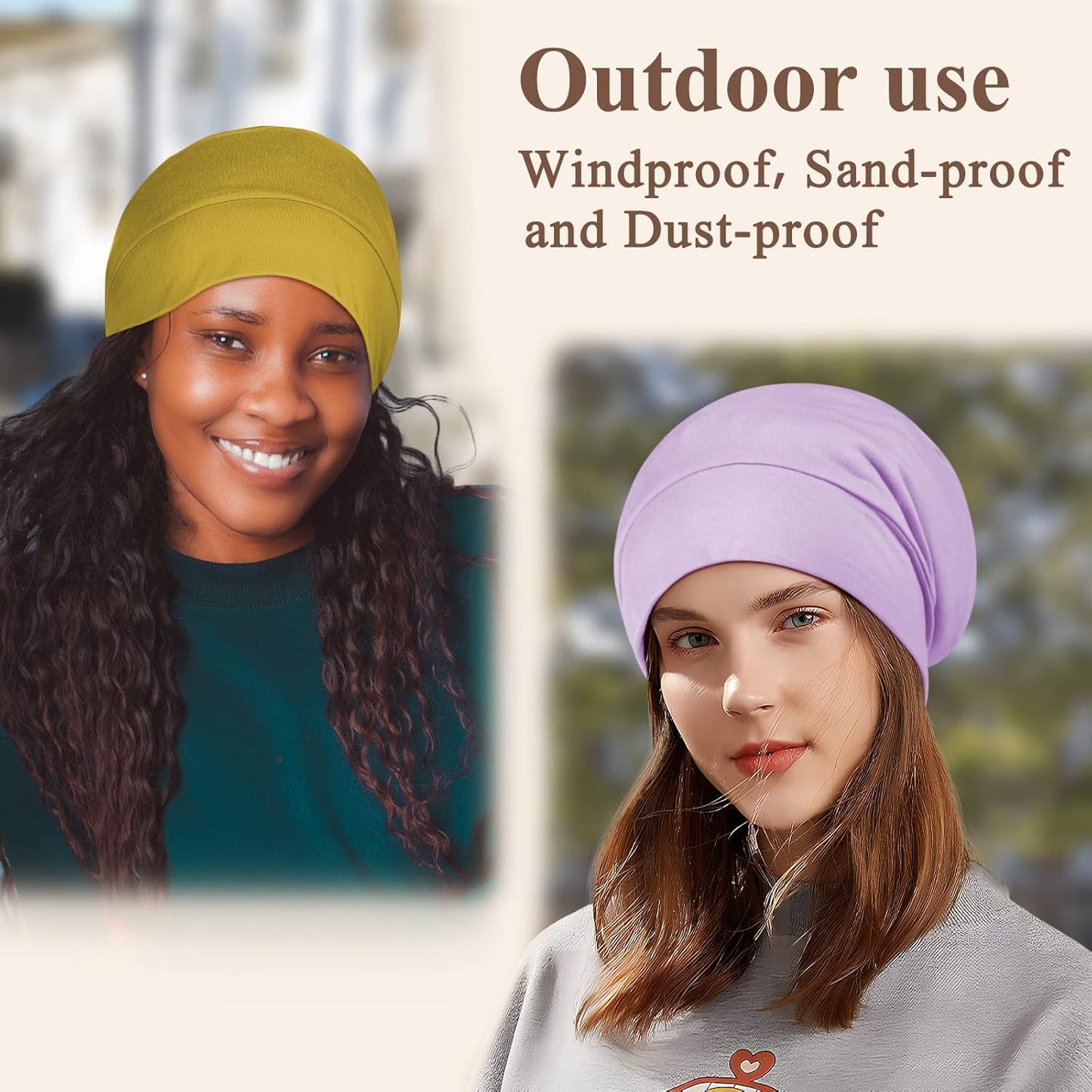 100% Silk Dreadlock Cap & Bonnet for Sleeping - Extra Large Hair Cover for Men & Women