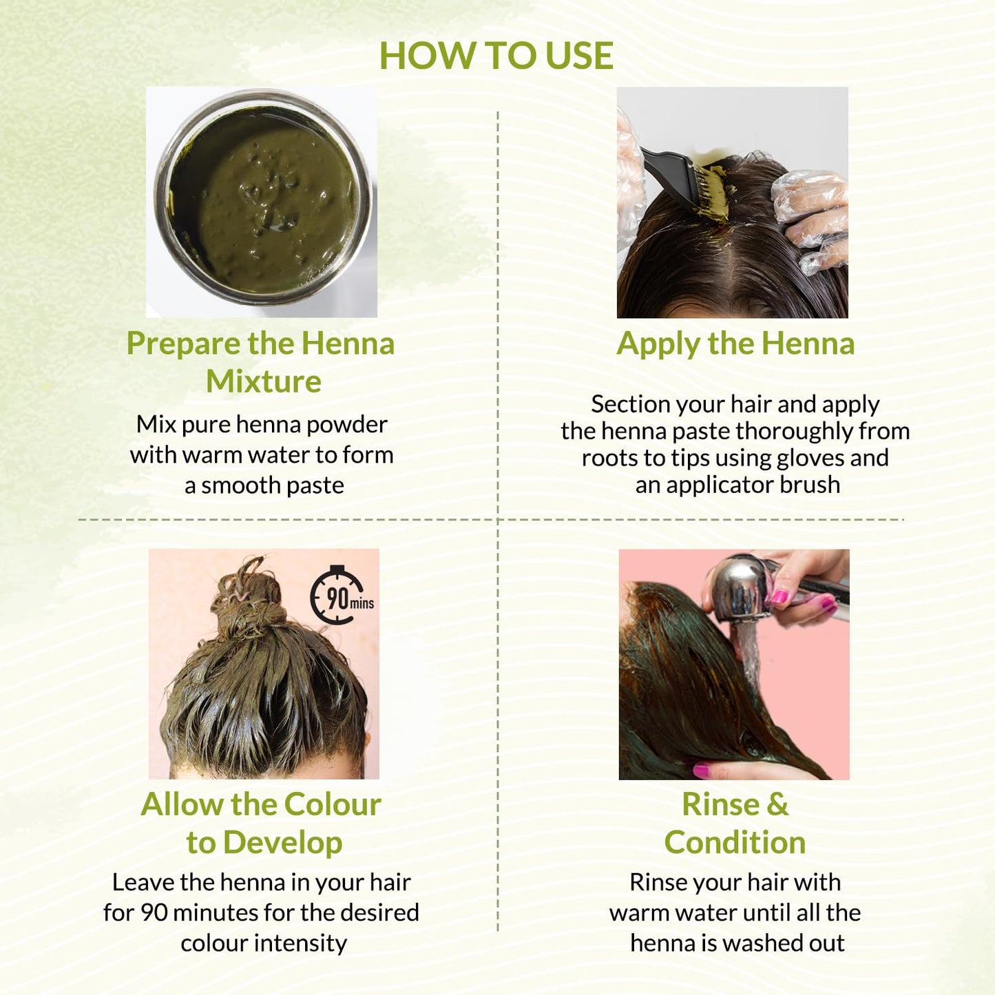 Indus Valley Bio Organic Natural Henna Powder For Hair Dye Dark Brown- 3.5 Oz