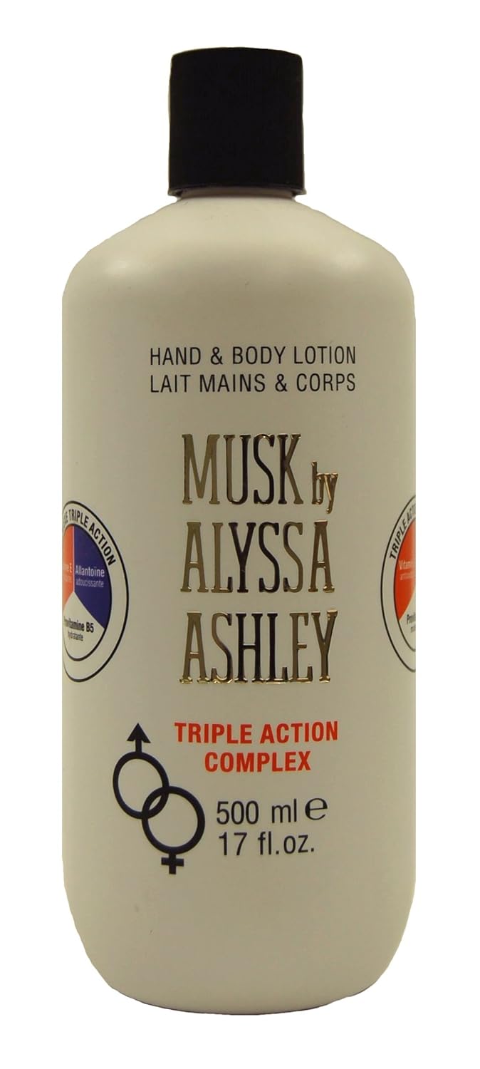 Musk Hand & Body Lotion for Dry Skin - Hydrating Cream for Men & Women - 16.9 oz