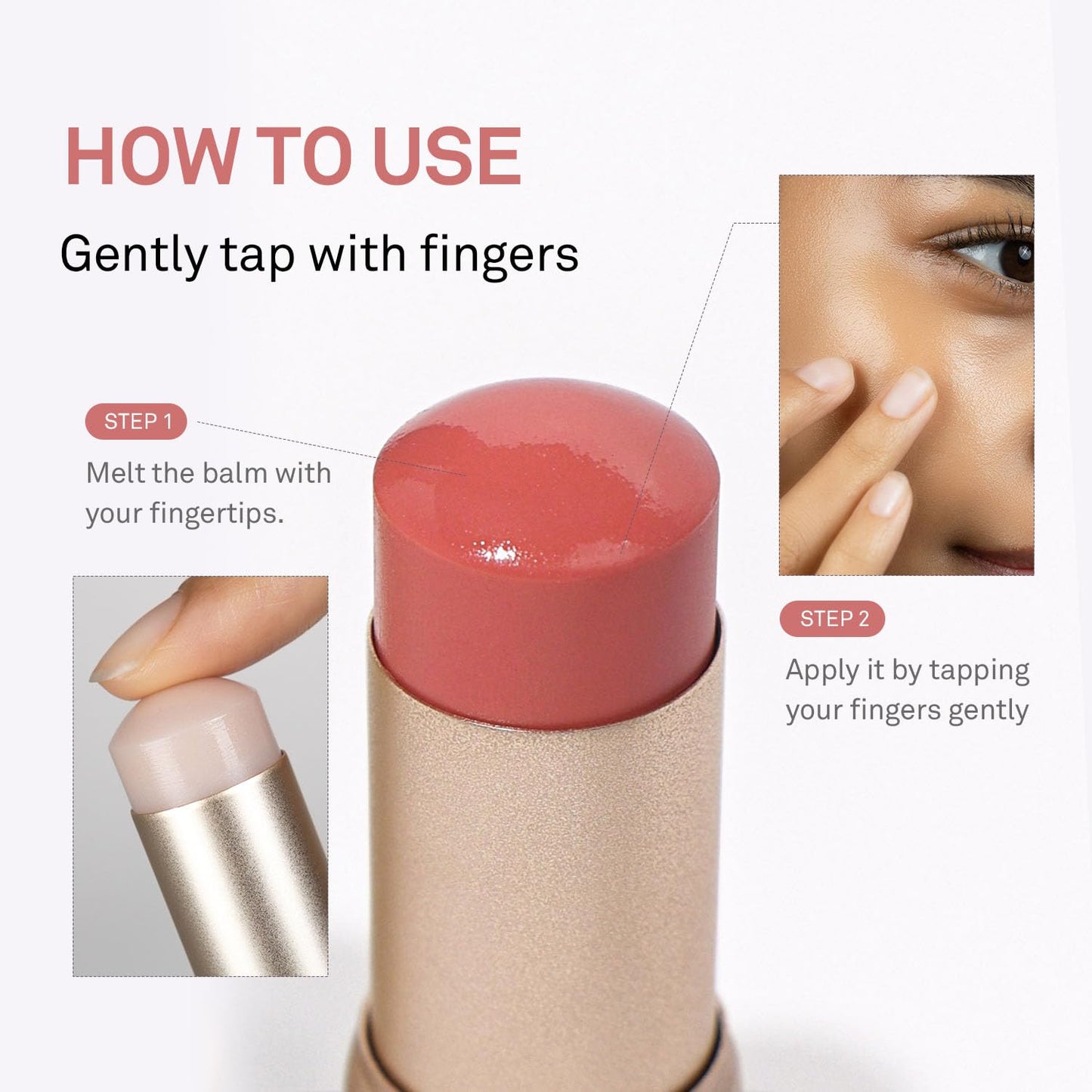 True Dimension Radiance Balm - Korean Highlighter & Cream Blush for Glowy Skin (10g, LIGHT)