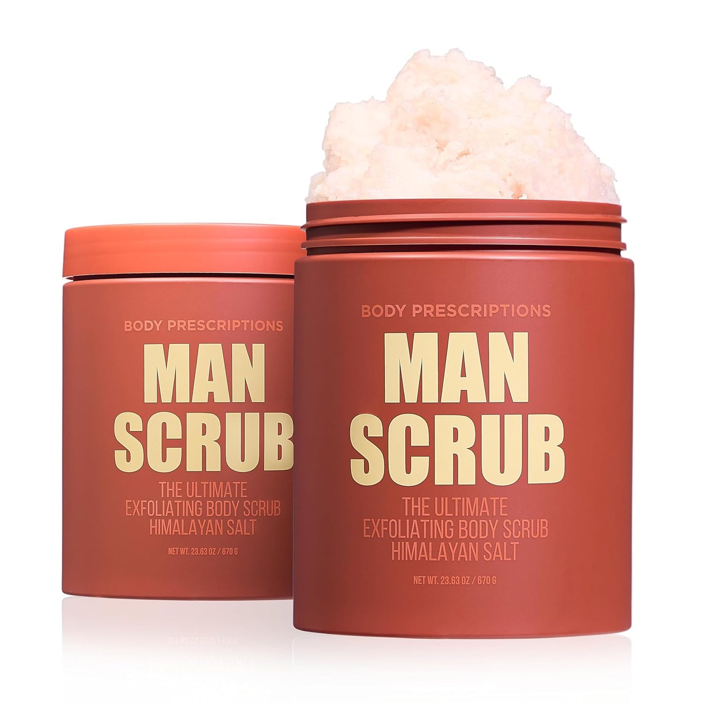 Men’s Charcoal Exfoliating Body Scrub – 21oz Cleansing Wash for All Skin Types