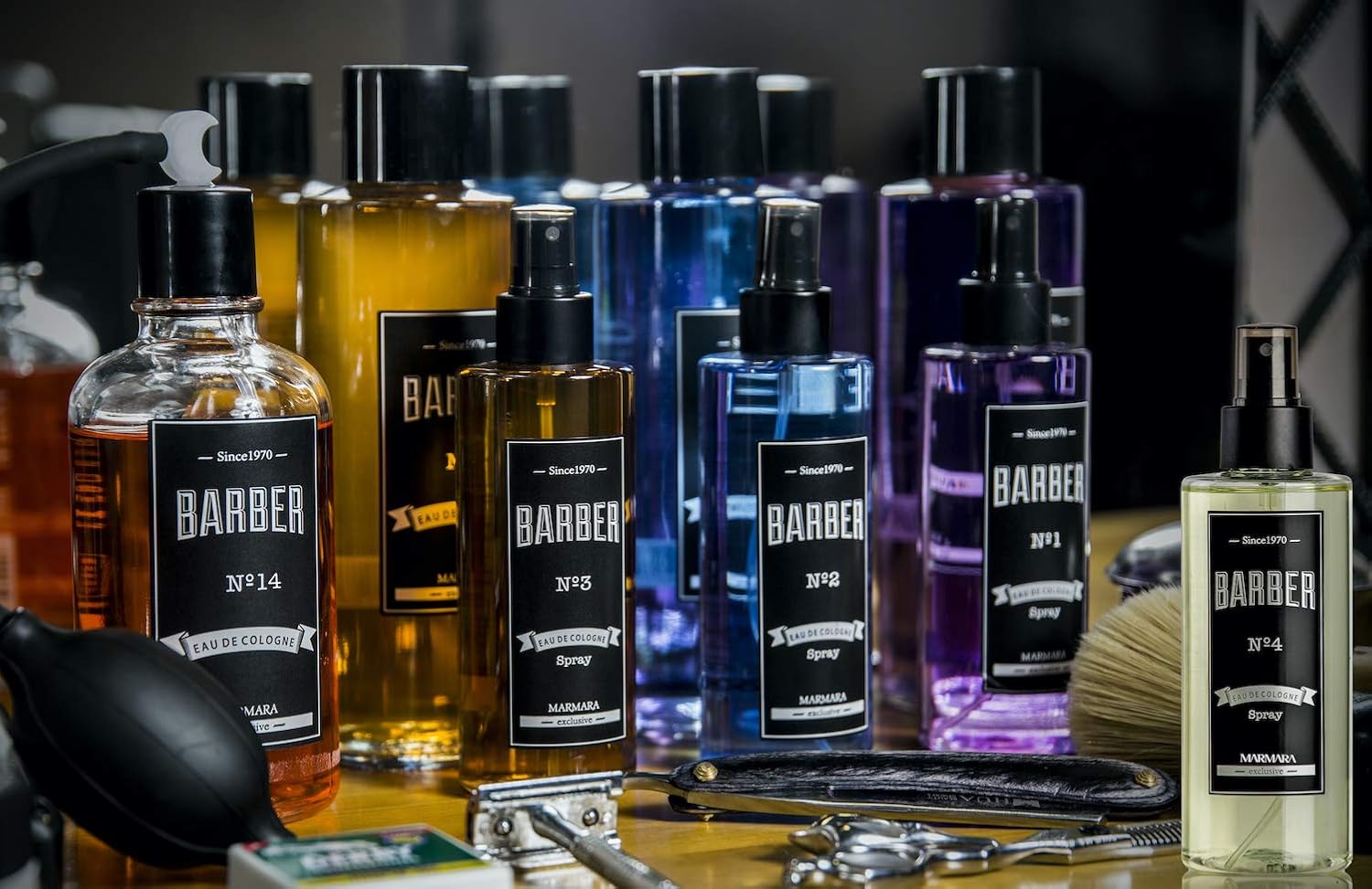 Travel Size Marmara Barber Cologne (50ml) - Ideal for Modern Barbers & Shaving Enthusiasts