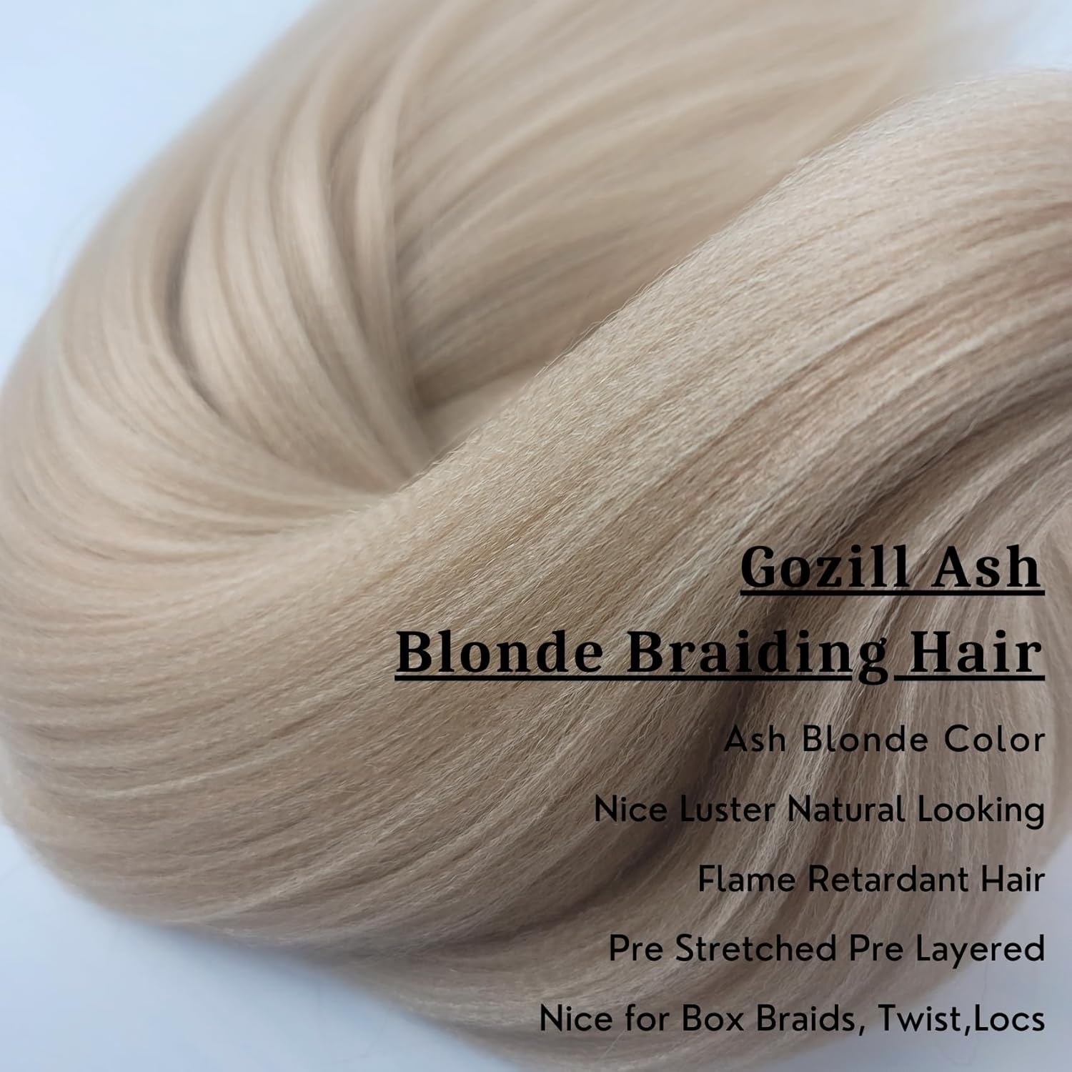 Ash Brown Pre-Stretched Knotless Braiding Hair Extensions - 6 Packs Synthetic Box Braids