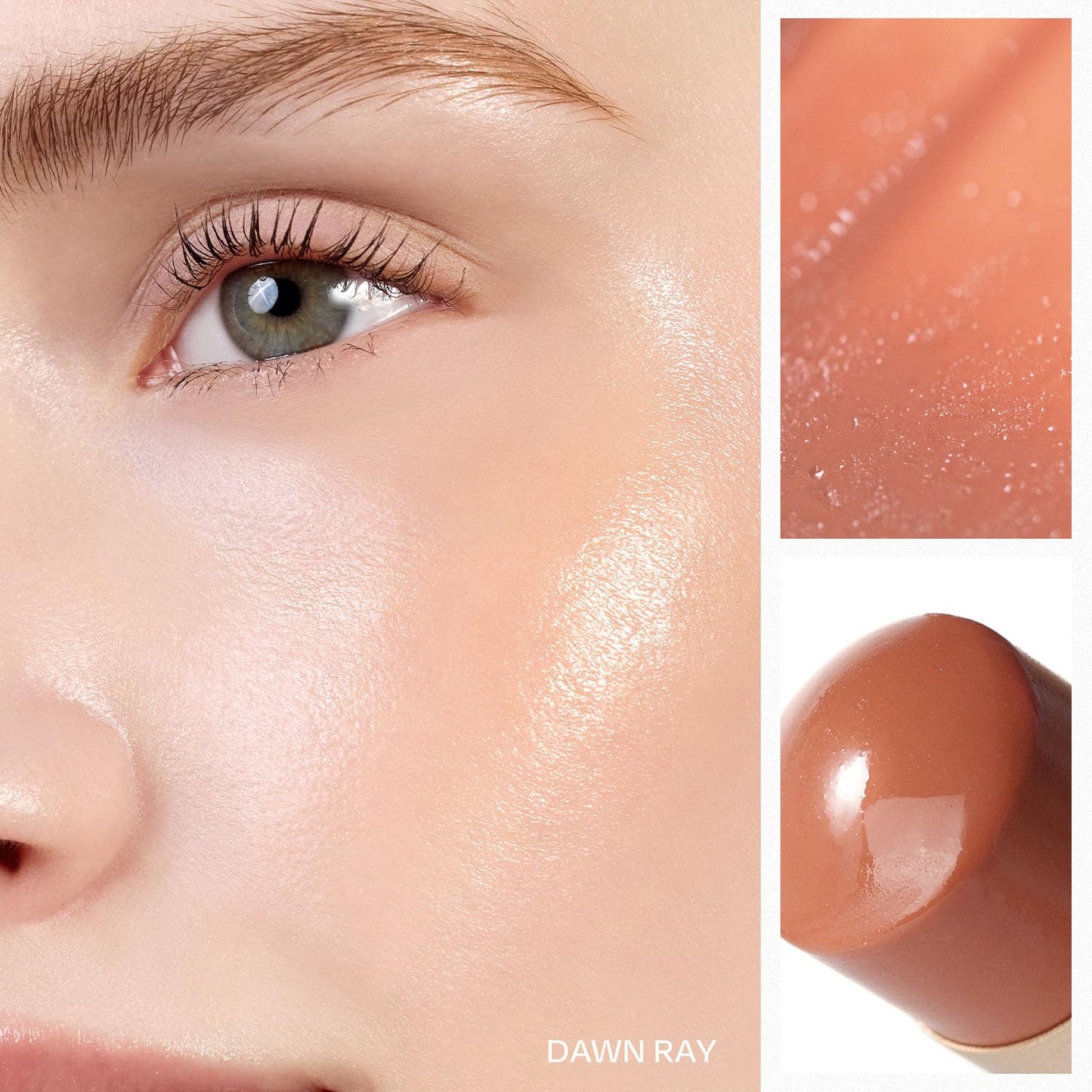 True Dimension Radiance Balm - Korean Highlighter & Cream Blush for Glowy Skin (10g, LIGHT)