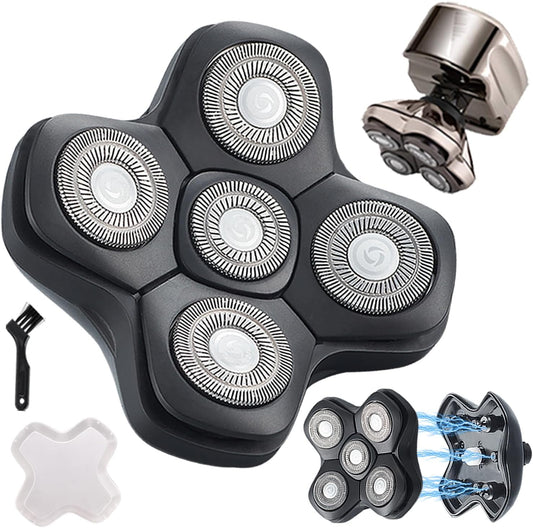 Skull Shaver Pitbull Platinum Pro Replacement Heads - Hypo-Allergenic Electric Razor Upgrade