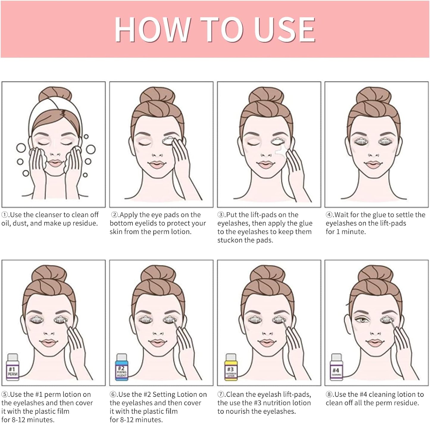 Lash Lift Kit - Professional Semi-Permanent Eyelash Curling with Shields & Gel Pads