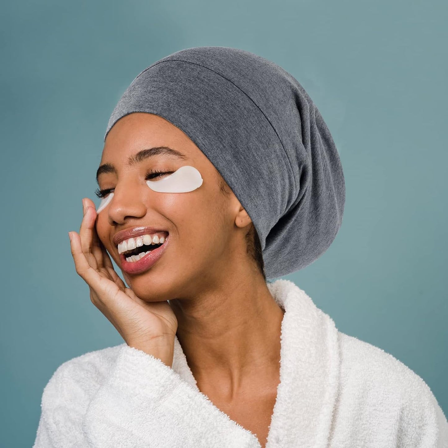 100% Silk Dreadlock Cap & Bonnet for Sleeping - Extra Large Hair Cover for Men & Women