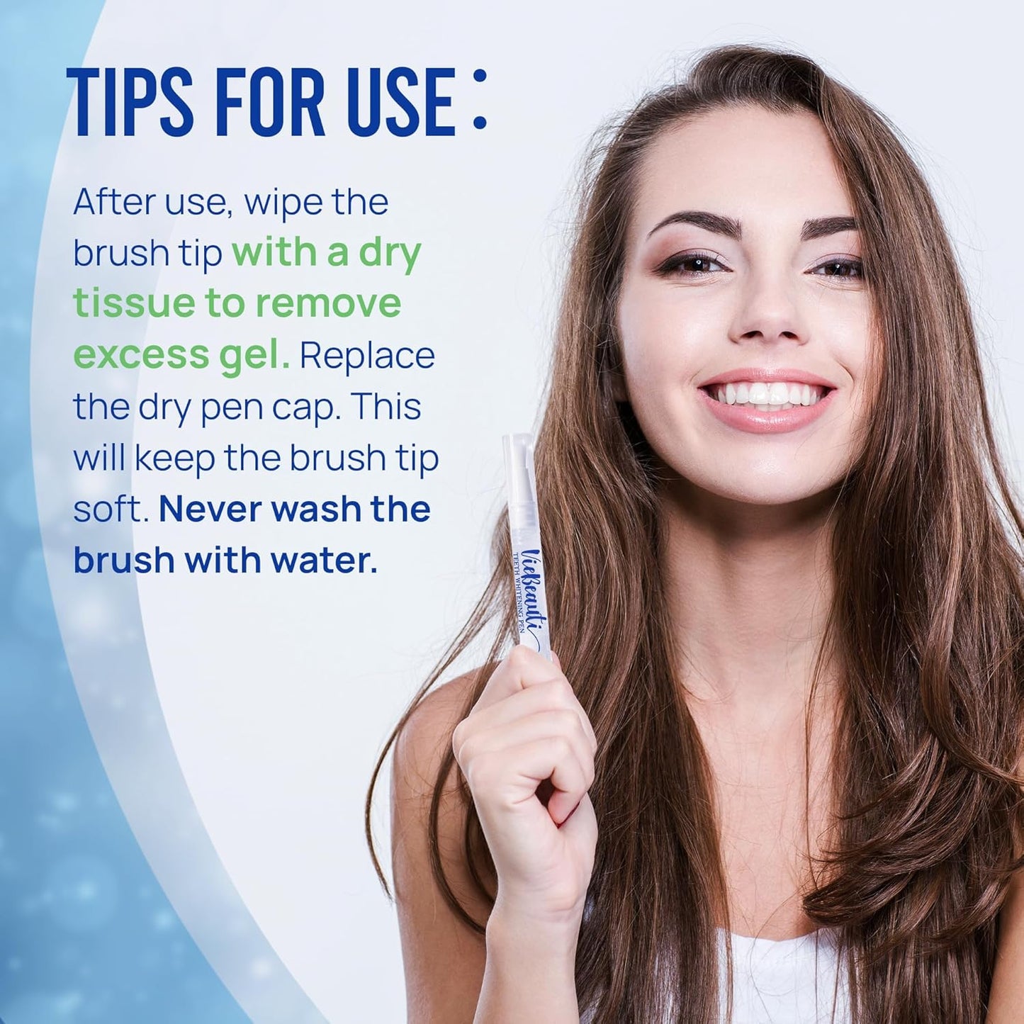 Teeth Whitening Pen Gel - No Sensitivity, Remineralizing Formula with Carbamide Peroxide