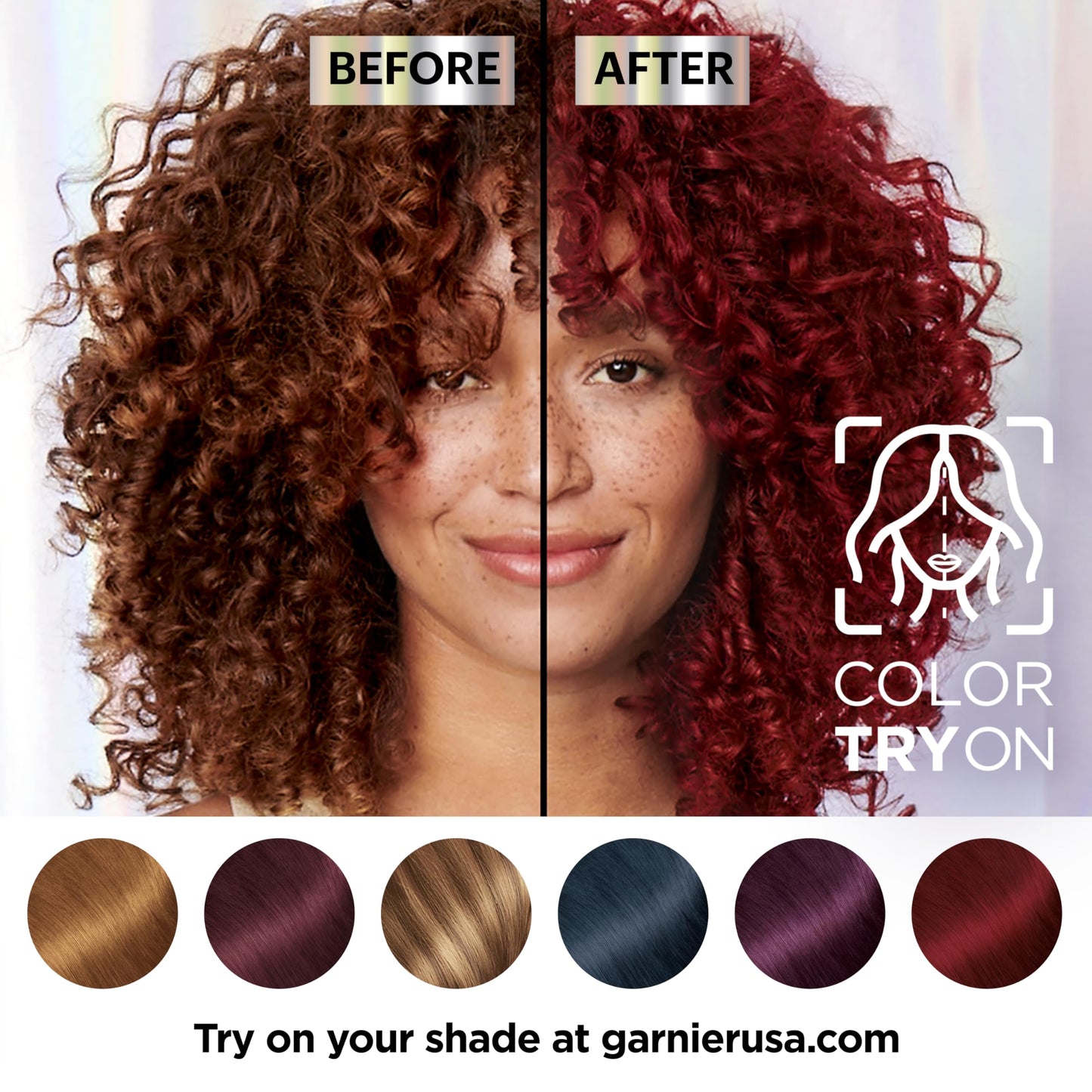 Garnier Hair Color Nutrisse Ultra Color Nourishing Creme, R3 Light Intense Auburn (Red Hibiscus) Permanent Hair Dye, 2 Count (Packaging May Vary)
