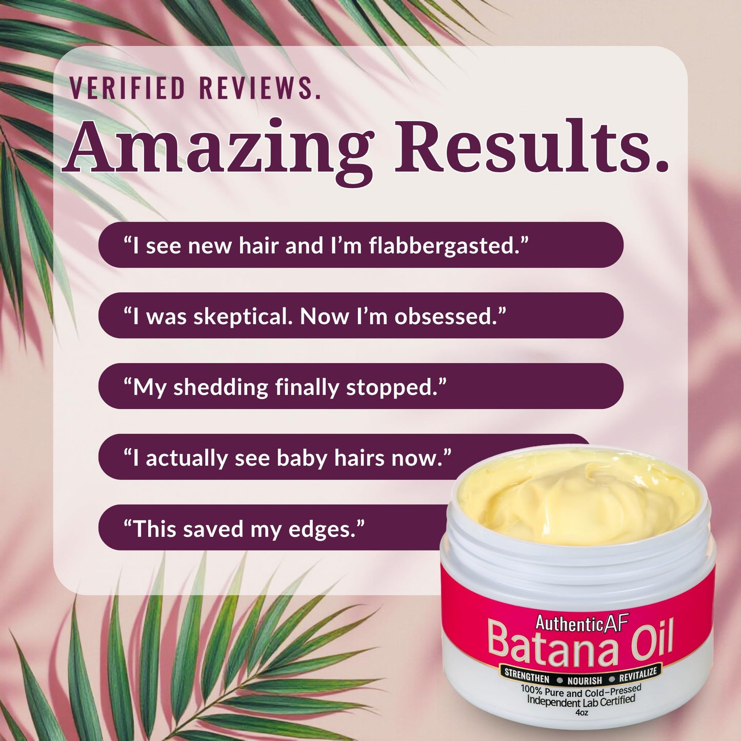 LIV Authentic 100% Raw Batana Oil for Hair Growth - Pure Moisturizing from Honduras, Repairs Split Ends, Strengthens Roots, Botana Aceite De Pure
