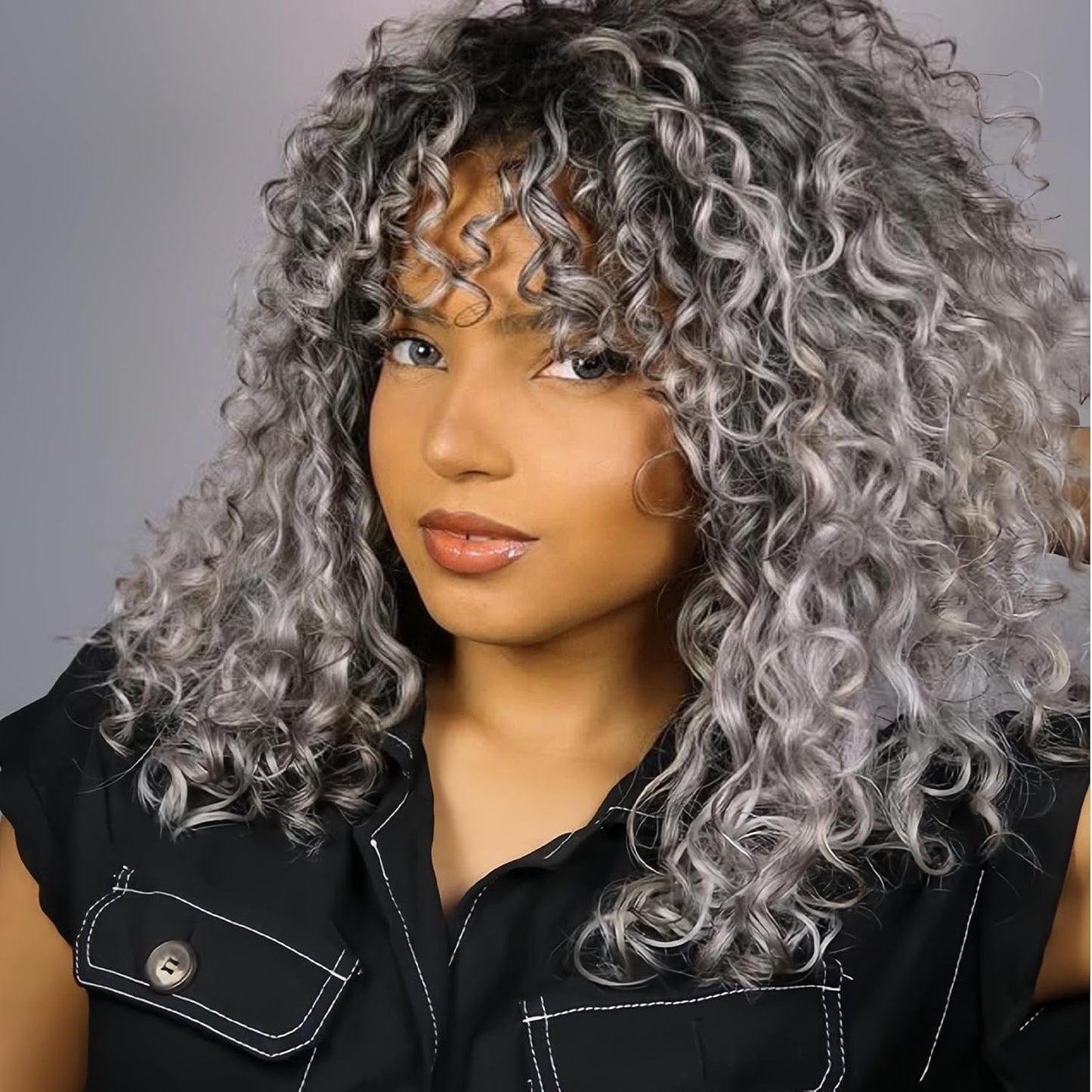 GoGo Curl Crochet Hair 10 Inch - 8 Packs Ombre Brown Water Wave Extensions for Black Women